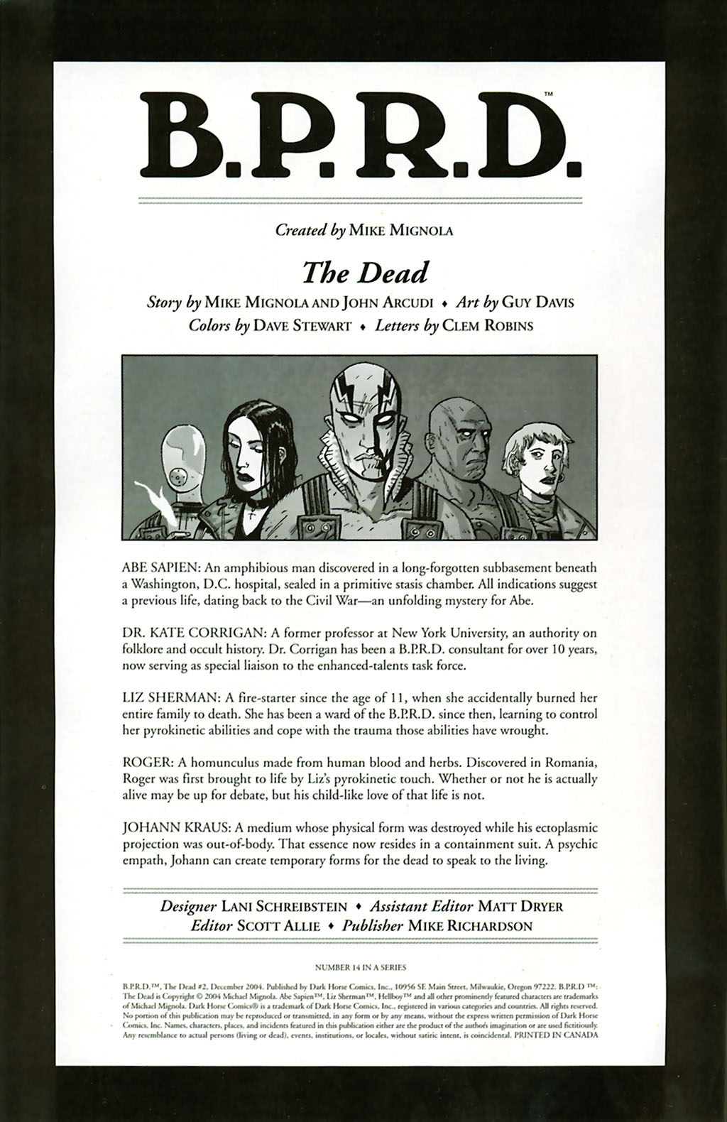 Read online B.P.R.D.: The Dead comic -  Issue #2 - 2