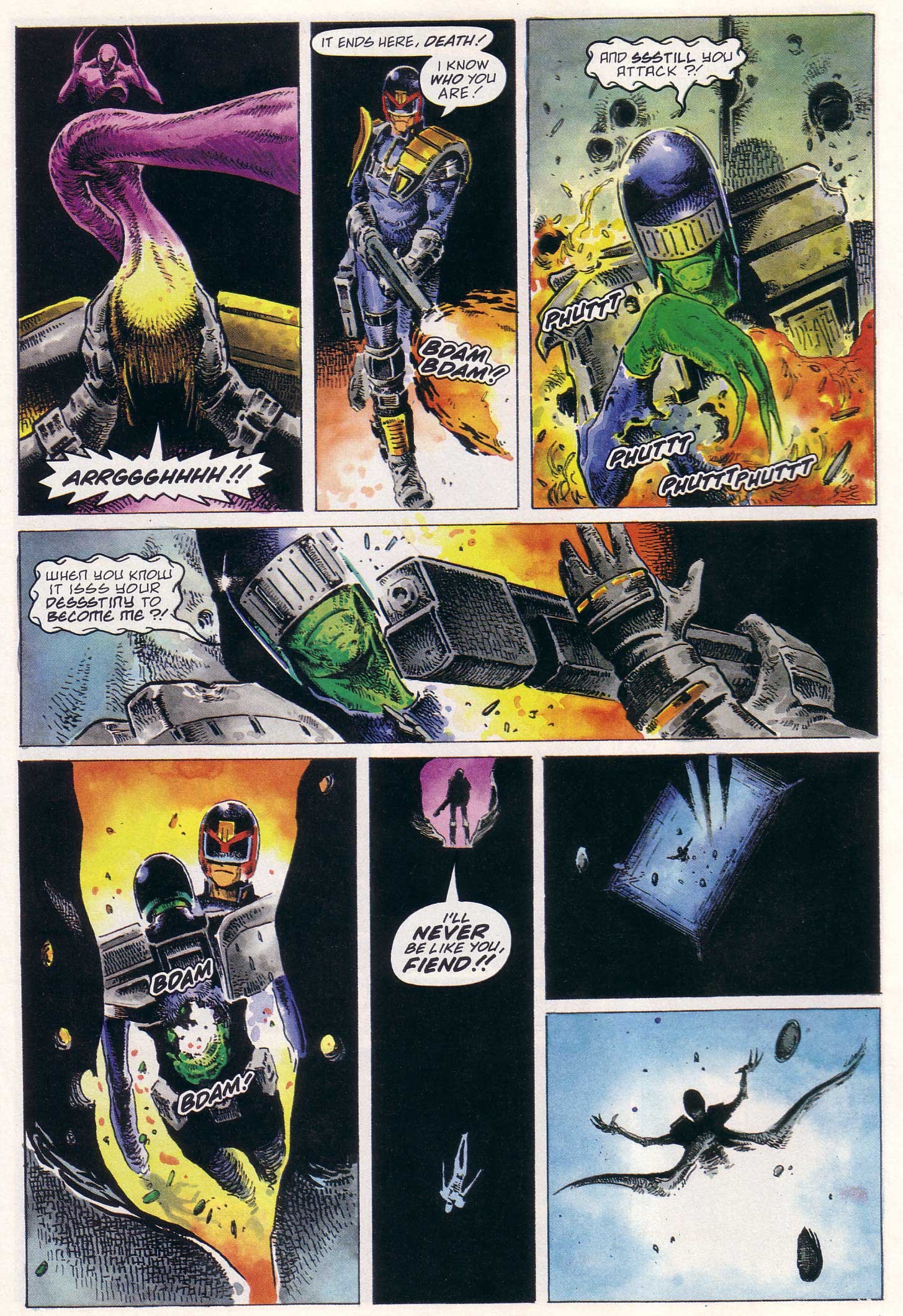 Read online Judge Dredd Lawman of the Future comic -  Issue #10 - 8