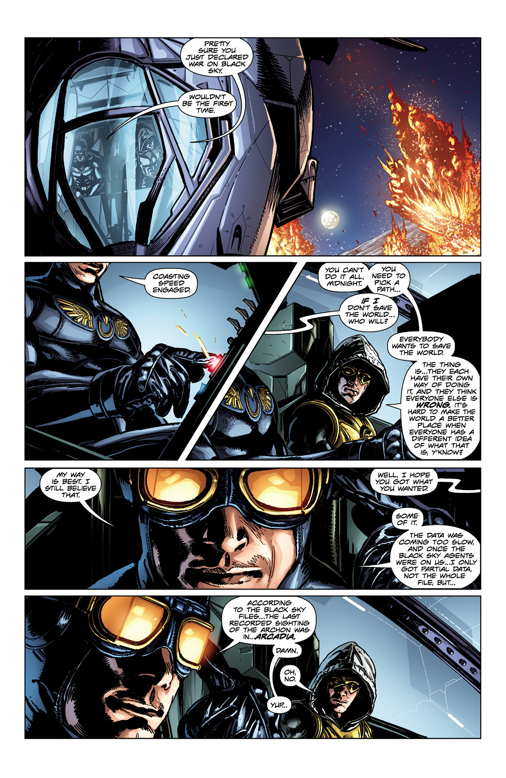 Read online Captain Midnight comic -  Issue #20 - 22