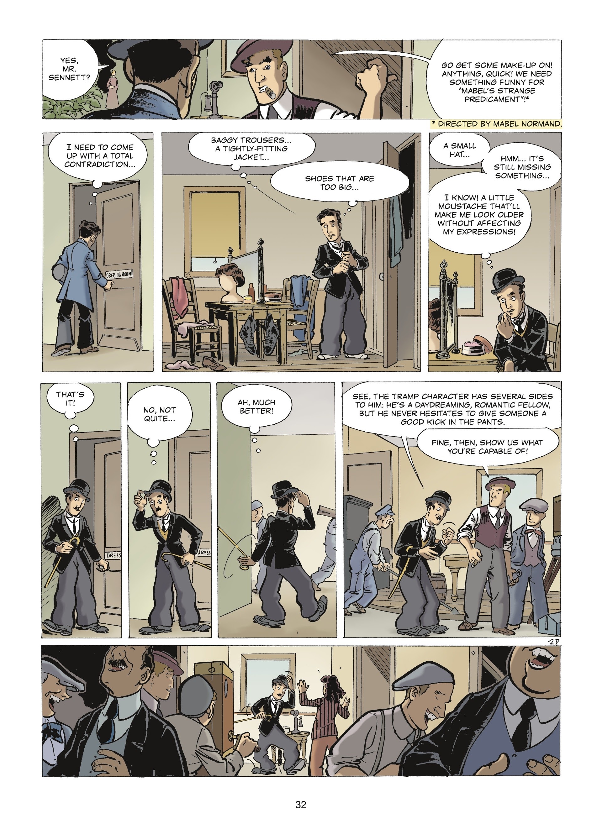 Read online The Stars of History: Charlie Chaplin comic -  Issue # TPB - 30