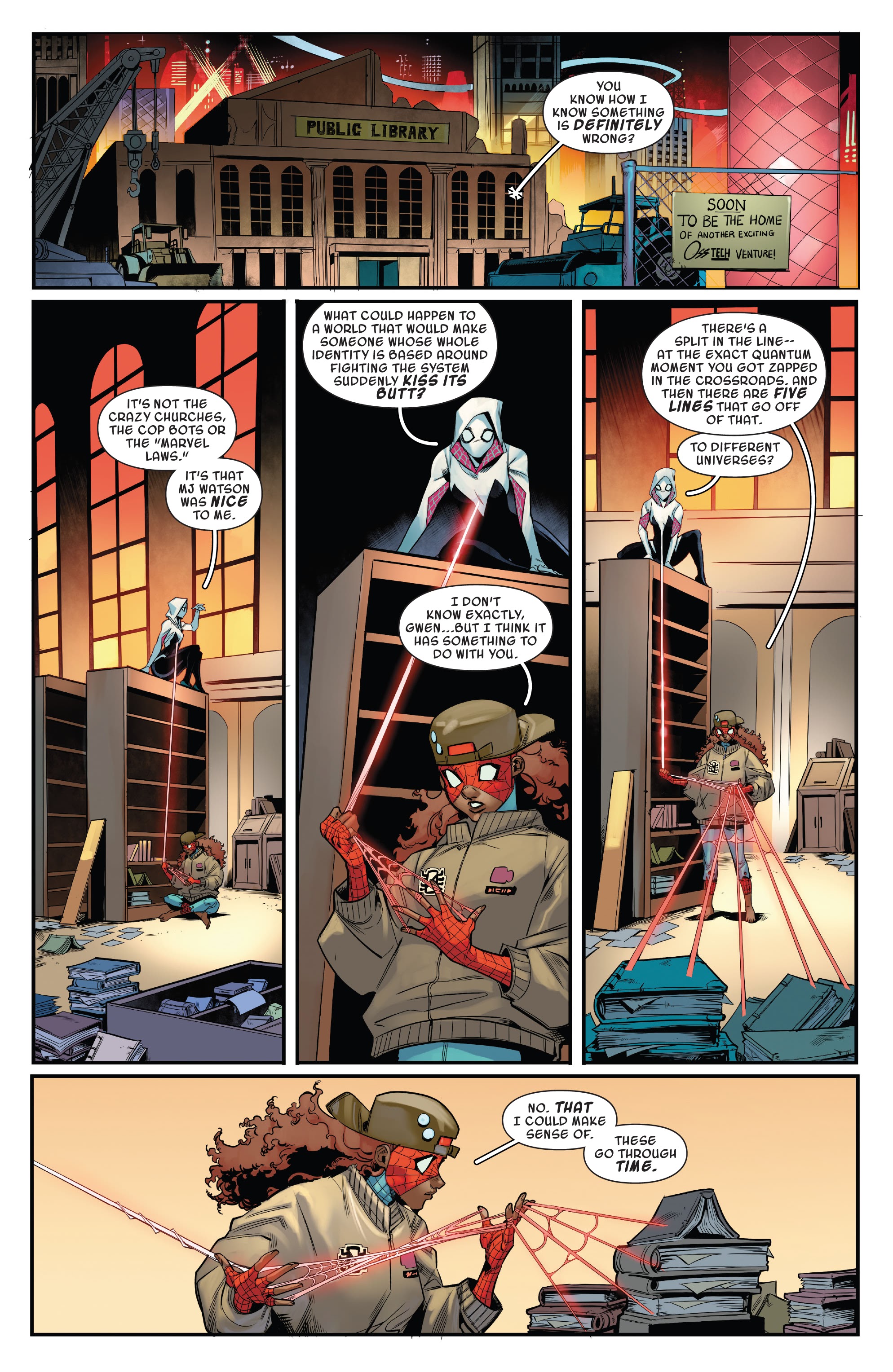 Read online Spider-Gwen: Gwenverse comic -  Issue #1 - 21