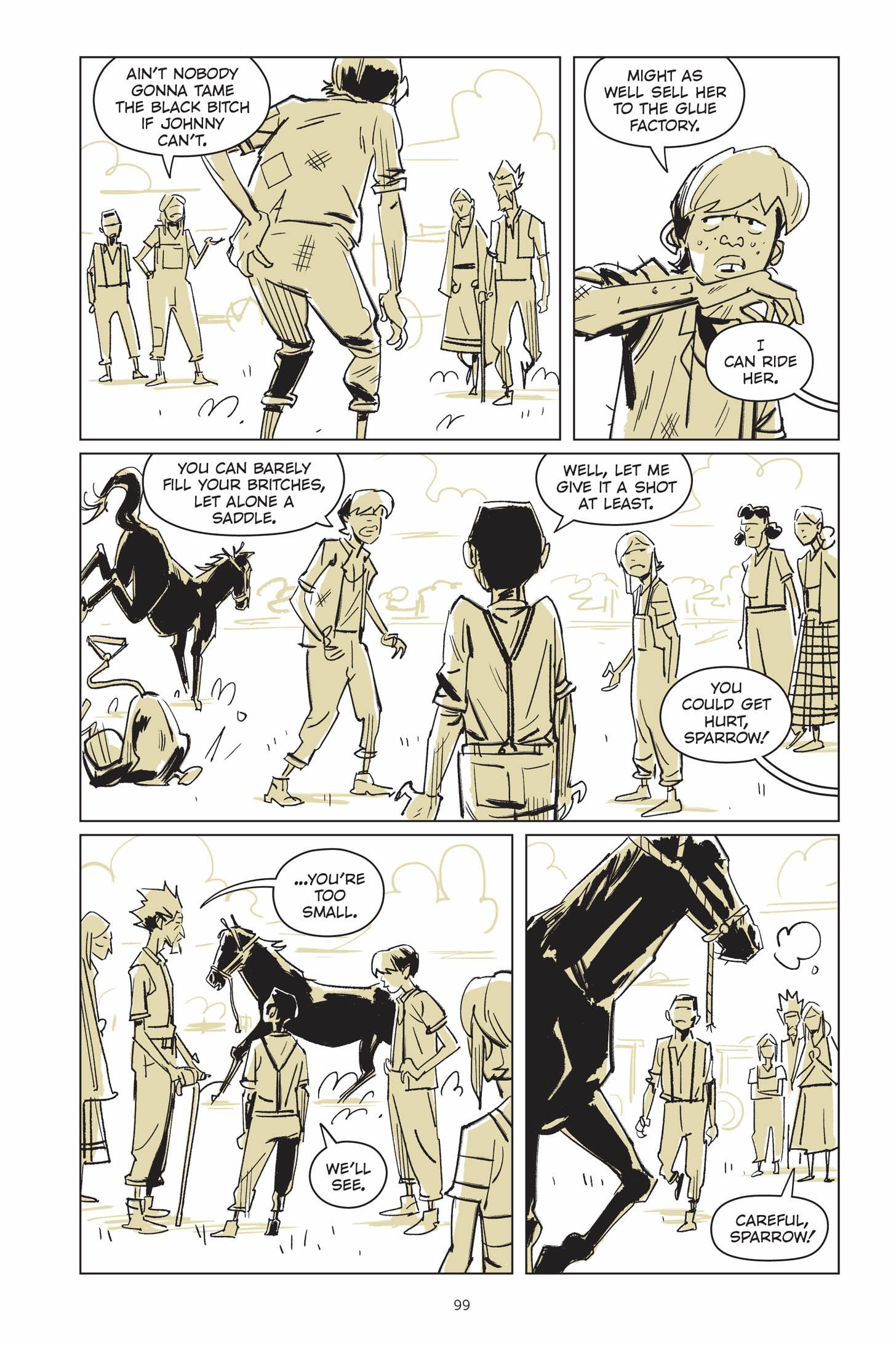 Read online Now Let Me Fly: A Portrait of Eugene Bullard comic -  Issue # TPB (Part 2) - 5