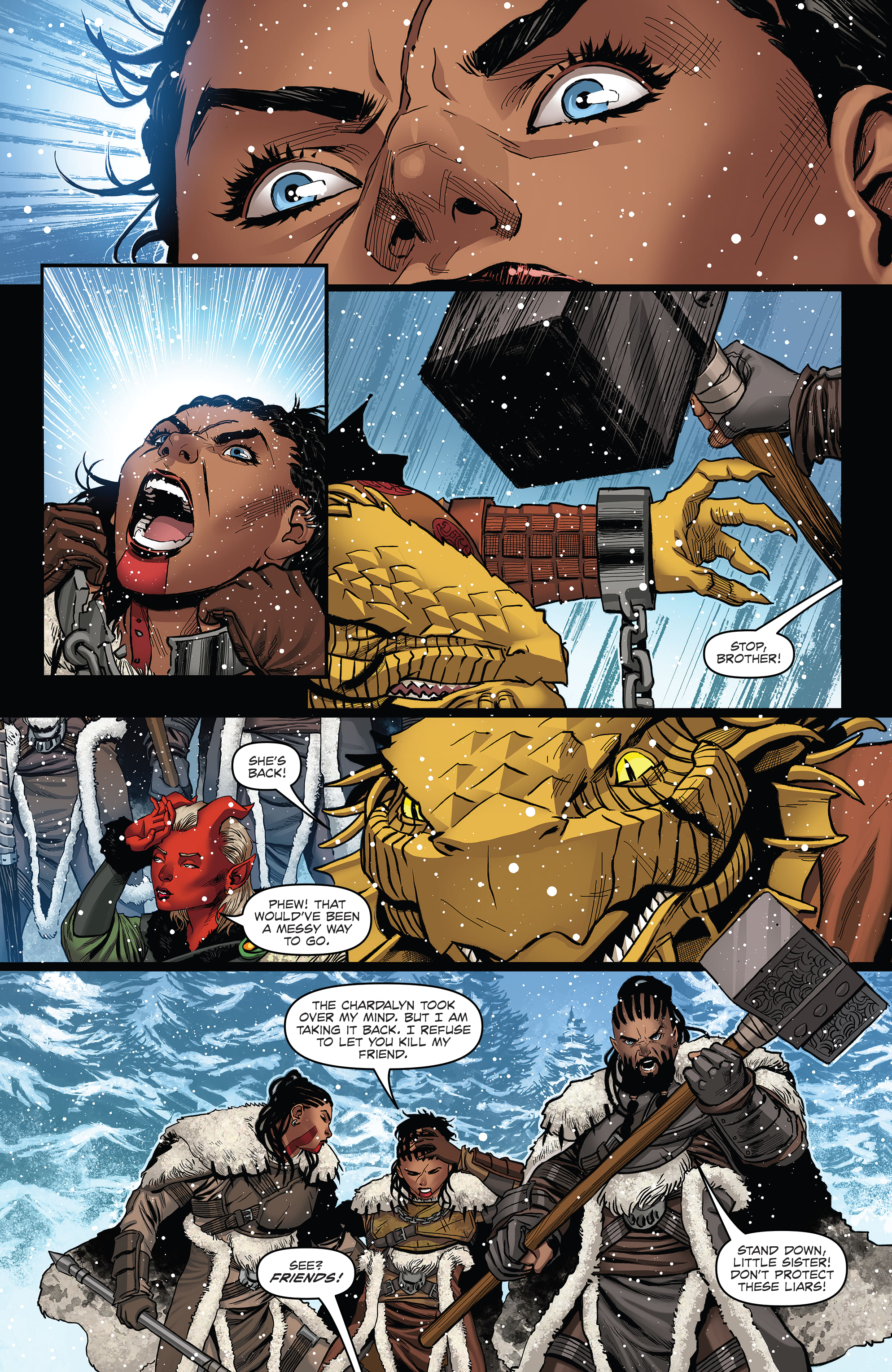 Read online Dungeons & Dragons: At the Spine of the World comic -  Issue #3 - 16