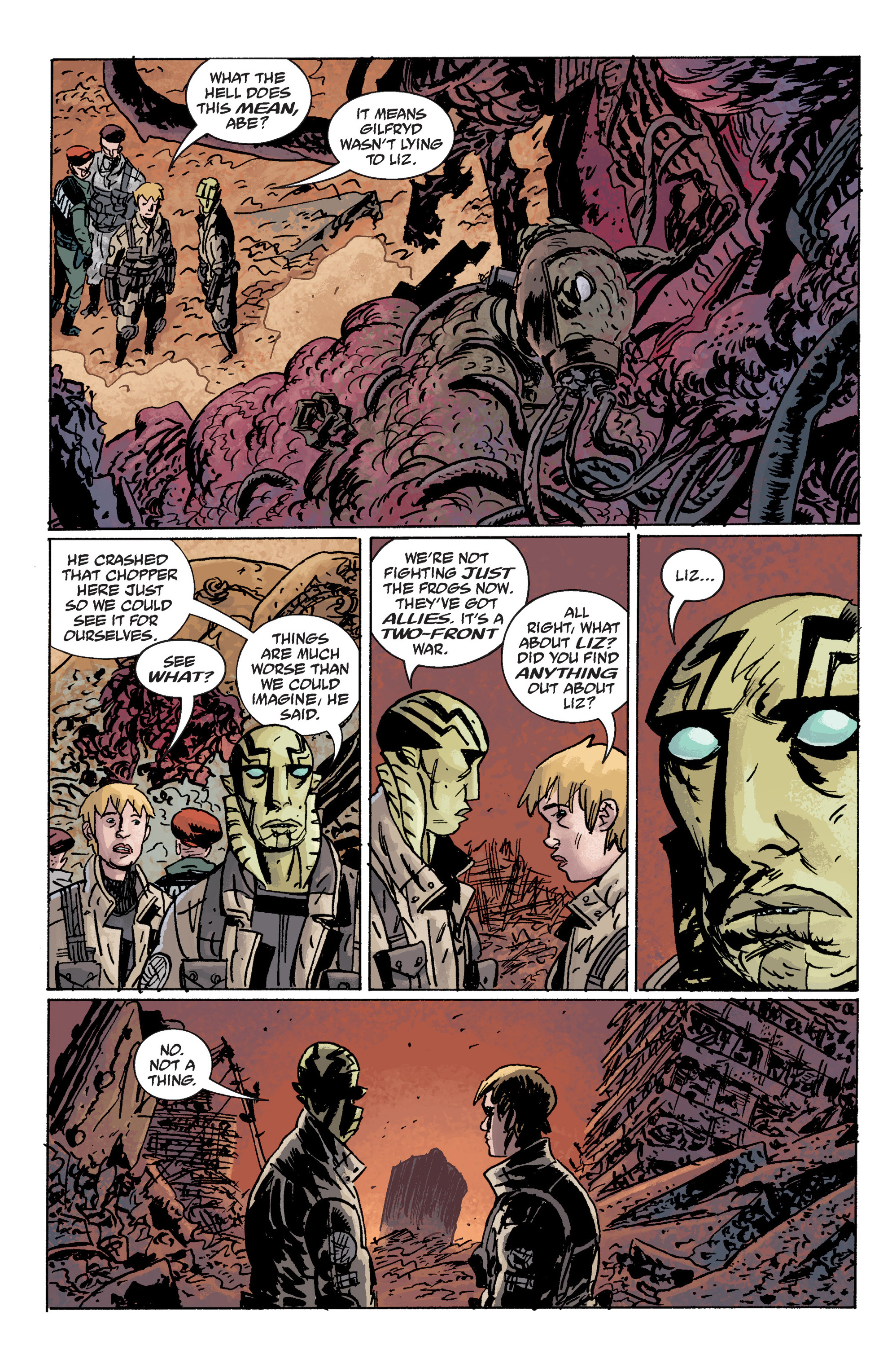 Read online B.P.R.D.: Hollow Earth and Other Stories comic -  Issue # TPB 10 - 126