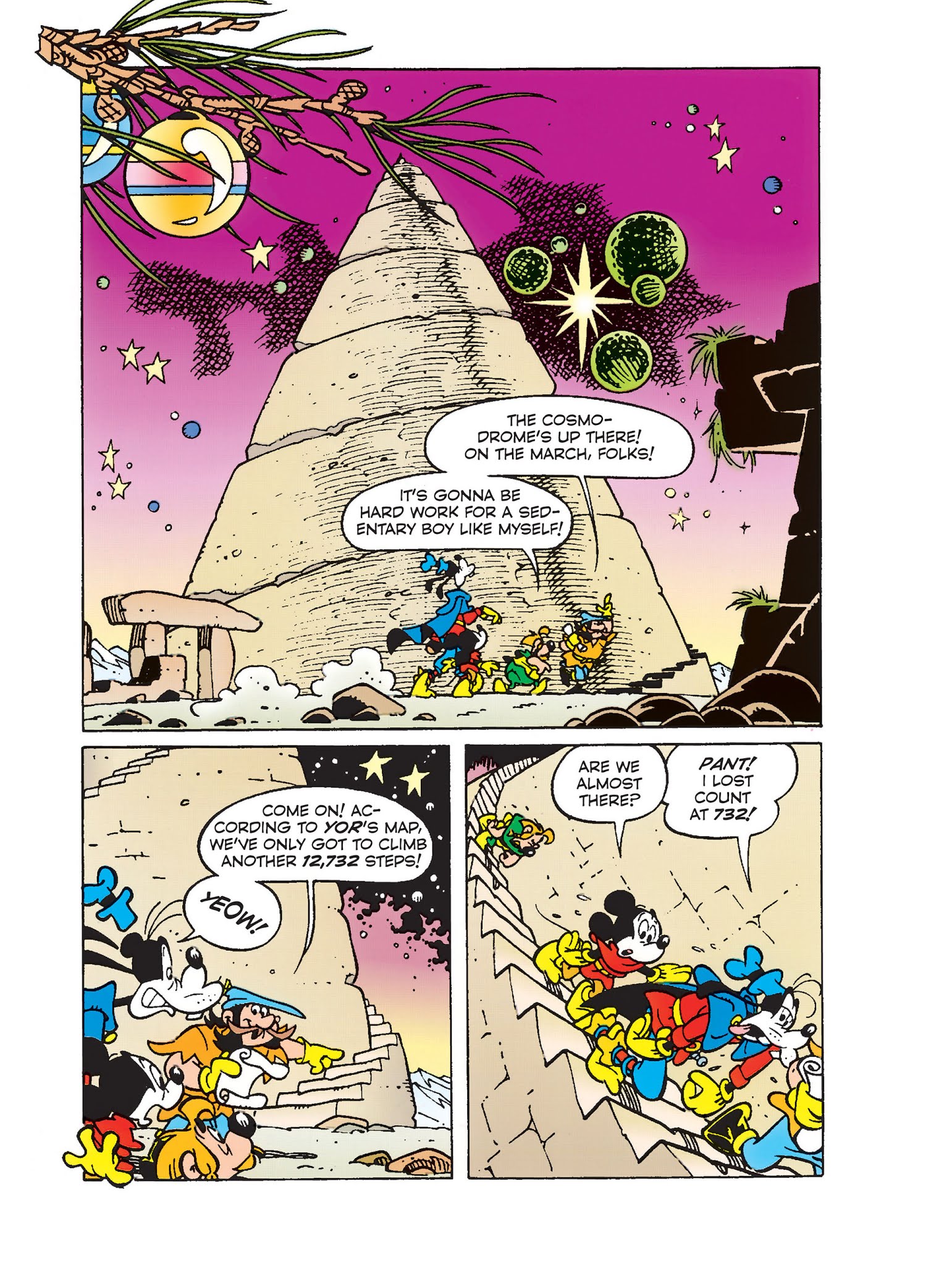 Read online Mickey Mouse and the Sleeping Beauty in the Stars comic -  Issue #2 - 3