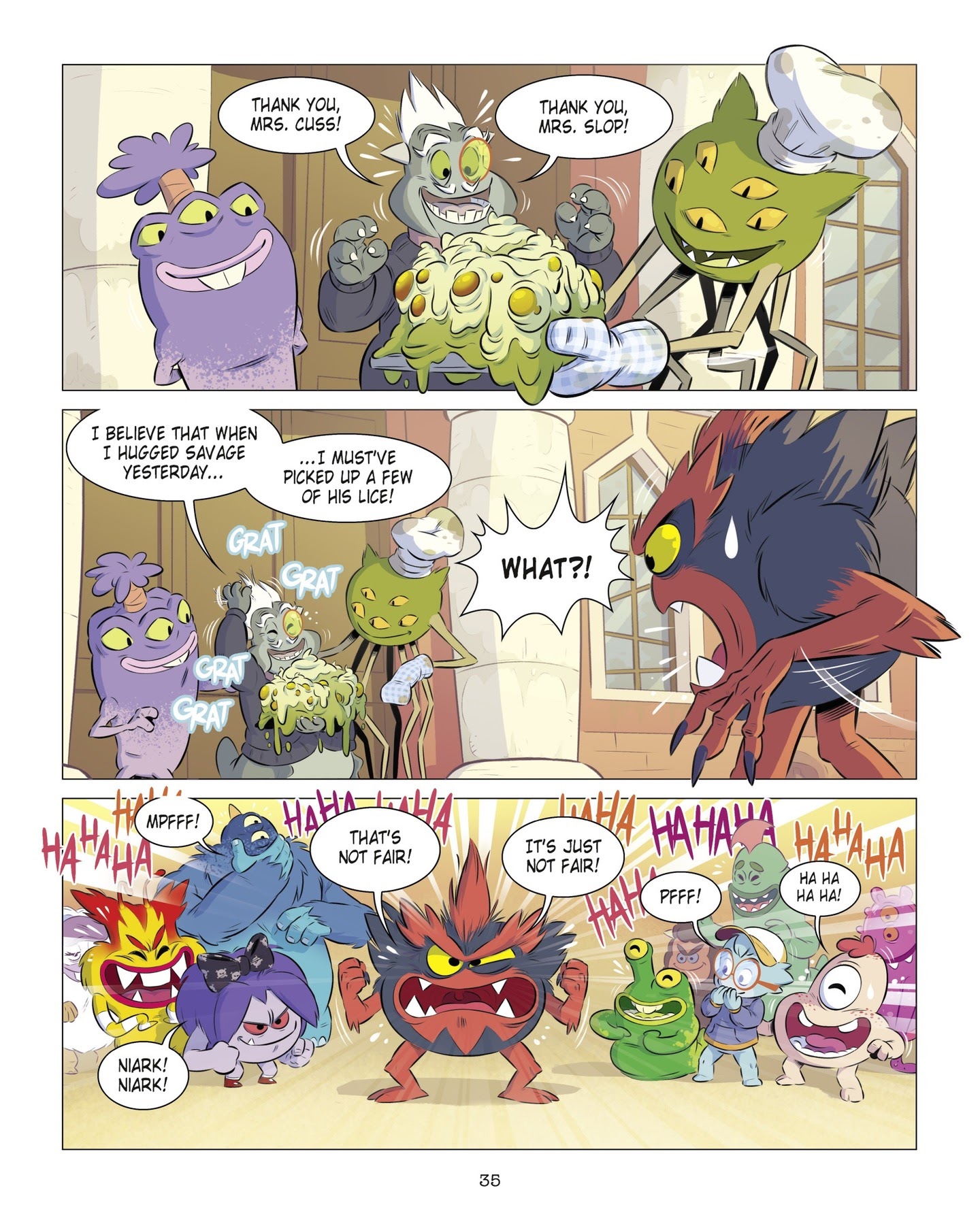 Read online The School for Little Monsters: It's Tough Being Flop comic -  Issue # TPB - 35