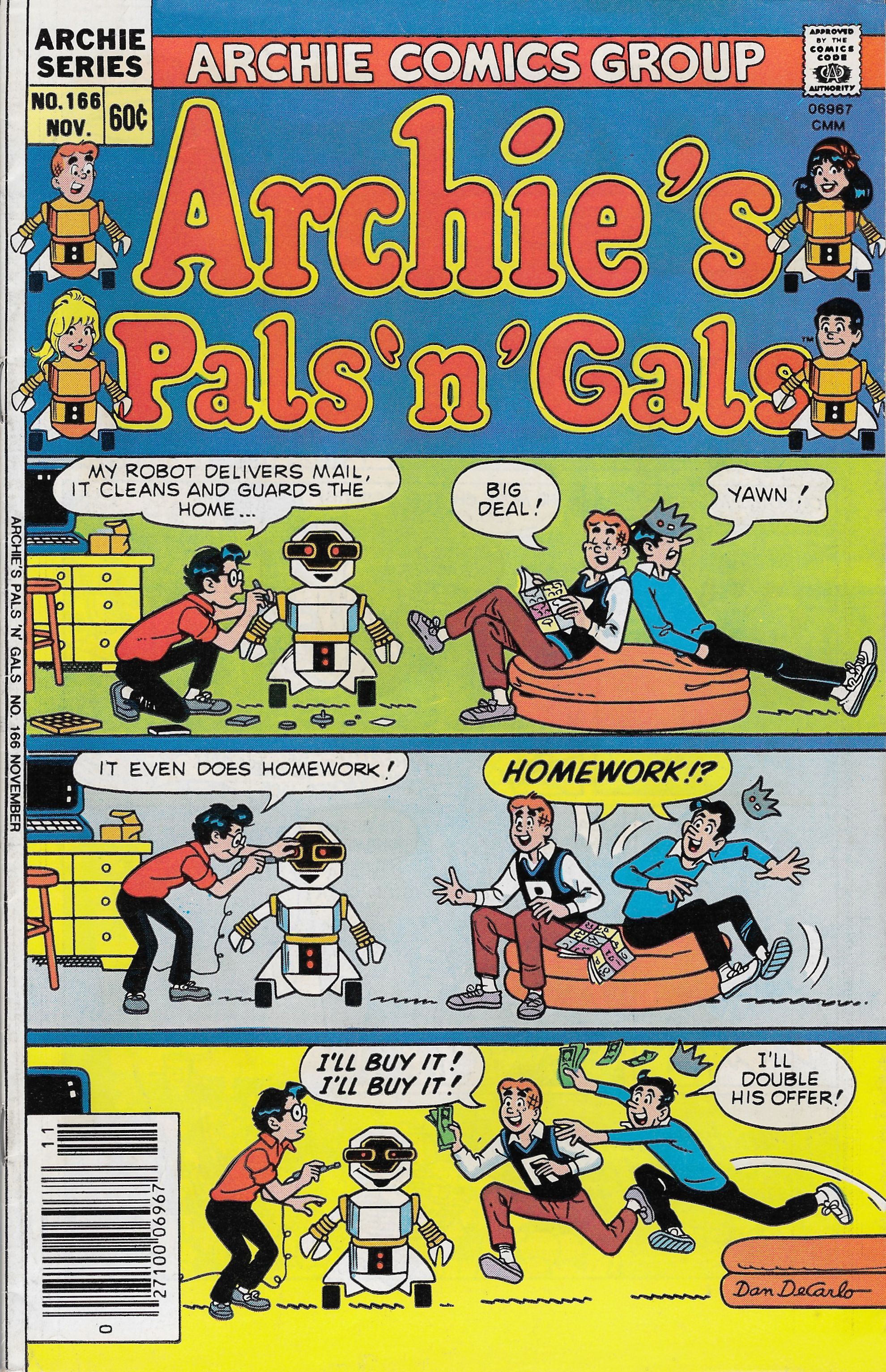 Read online Archie's Pals 'N' Gals (1952) comic -  Issue #166 - 1