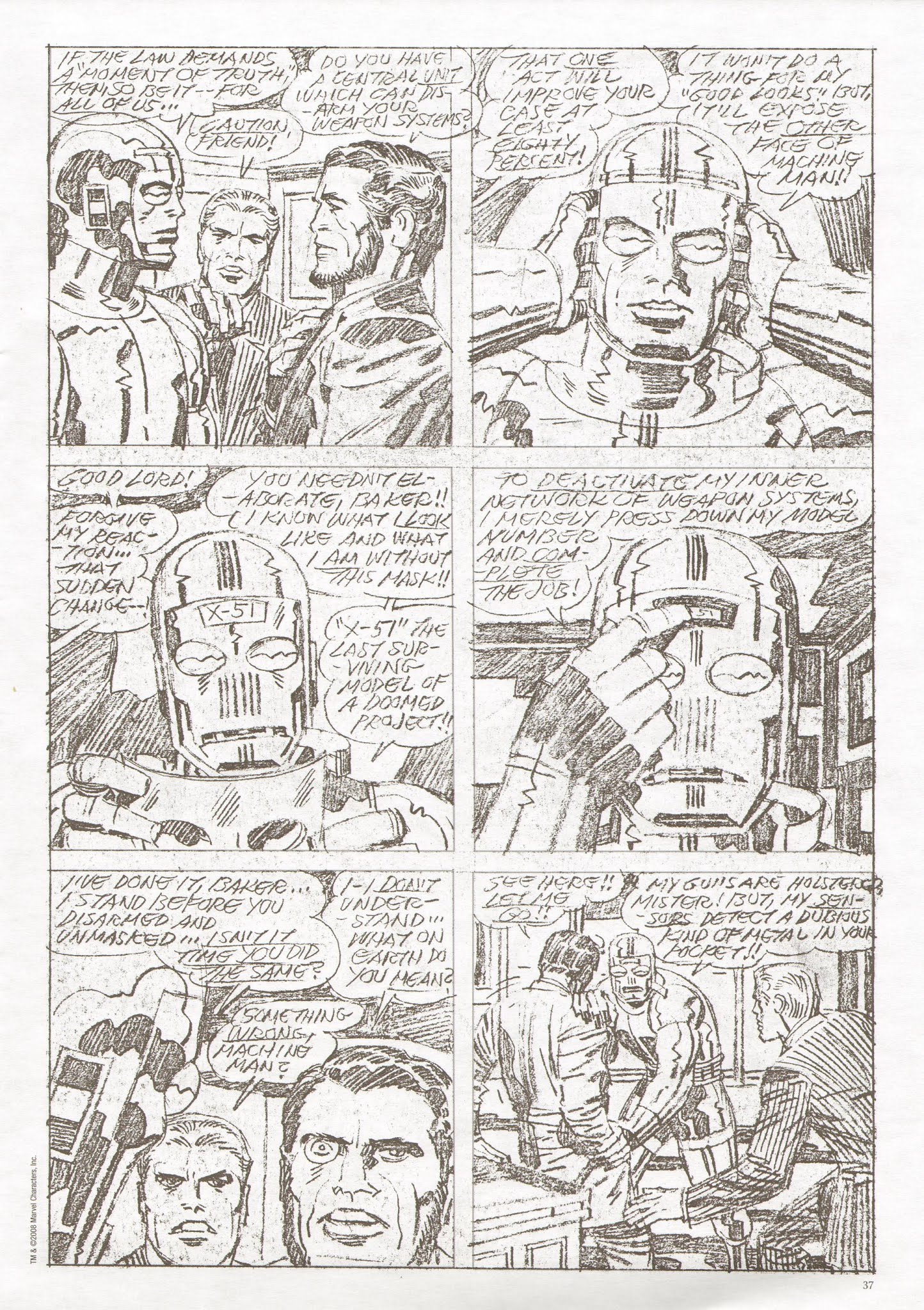 Read online The Jack Kirby Collector comic -  Issue #51 - 38