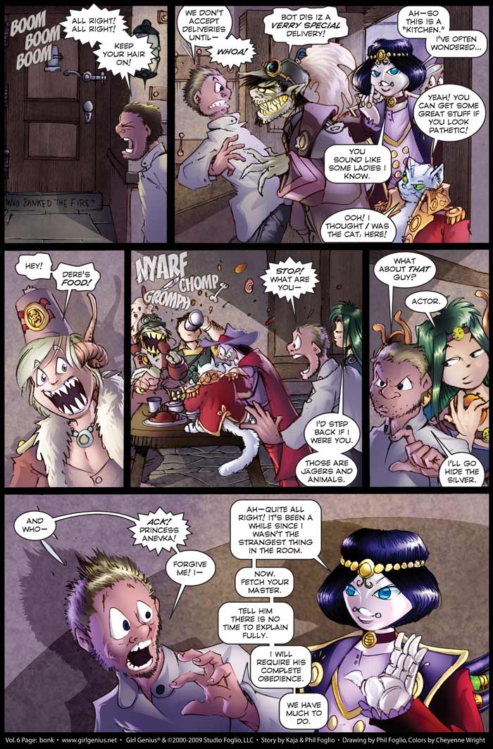 Read online Girl Genius (2002) comic -  Issue #6 - 21