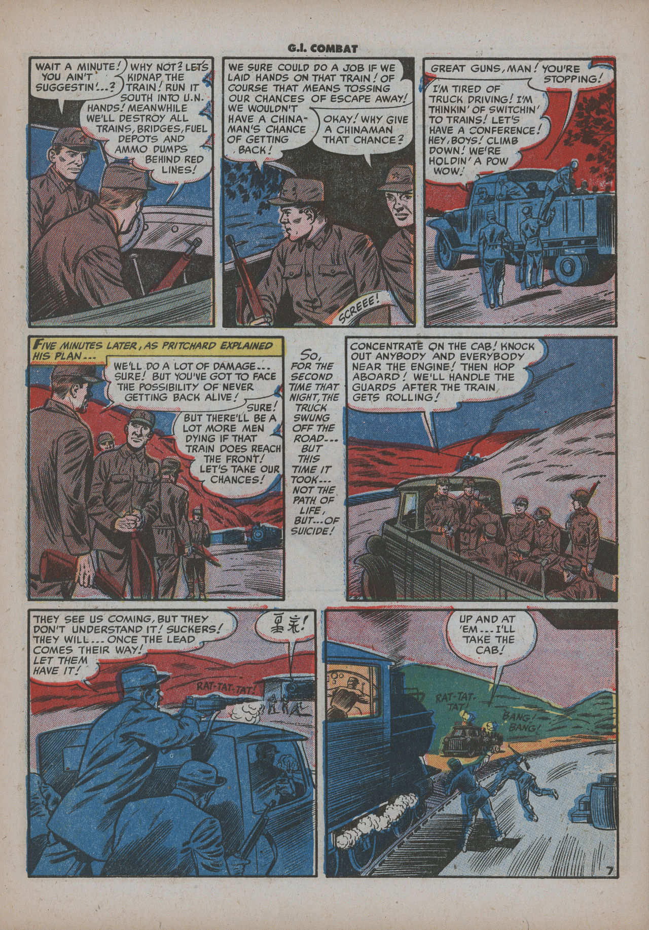 Read online G.I. Combat (1952) comic -  Issue #3 - 9