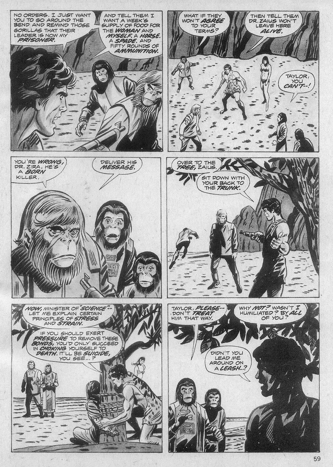 Read online Planet of the Apes comic -  Issue #6 - 54