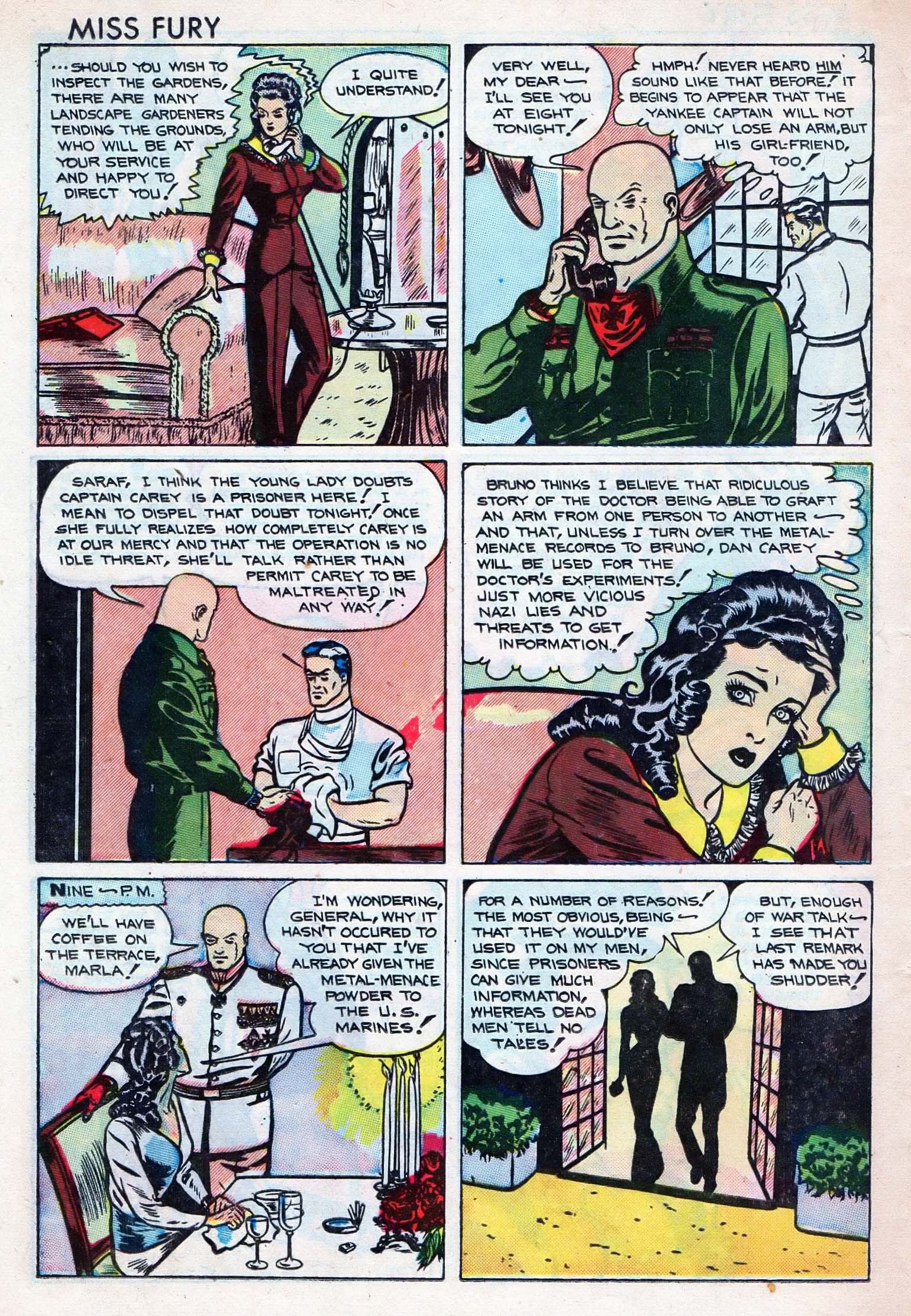 Read online Miss Fury (1942) comic -  Issue #5 - 38