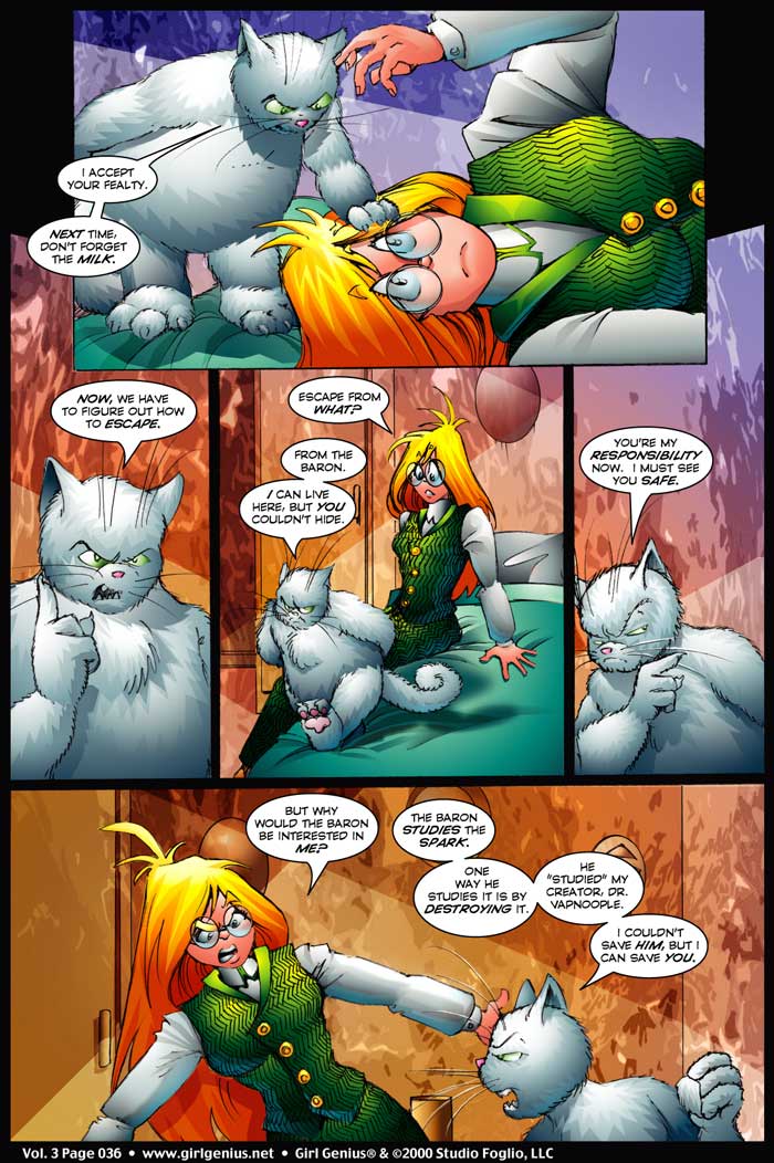 Read online Girl Genius (2002) comic -  Issue #3 - 36