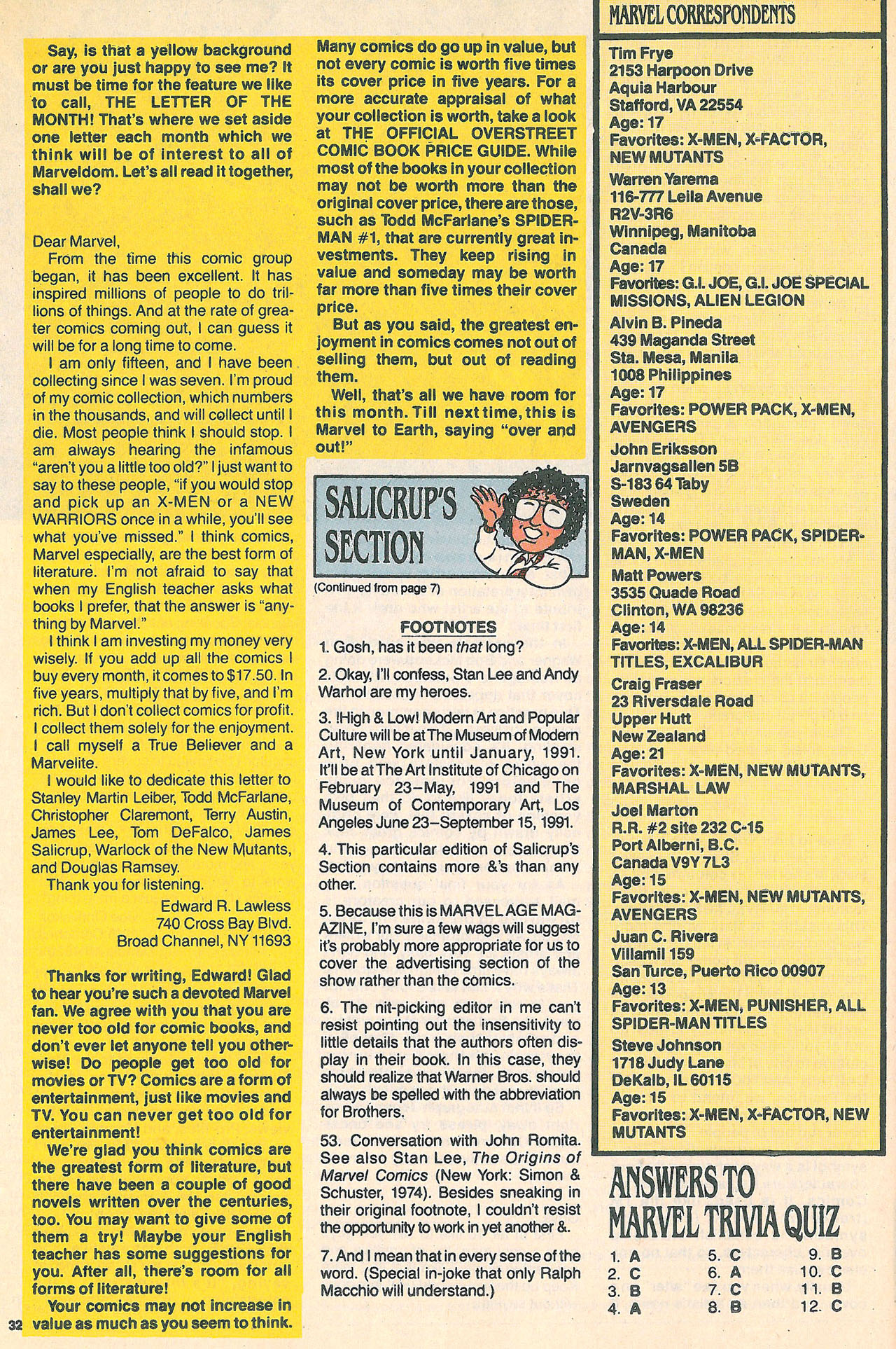 Read online Marvel Age comic -  Issue #97 - 33