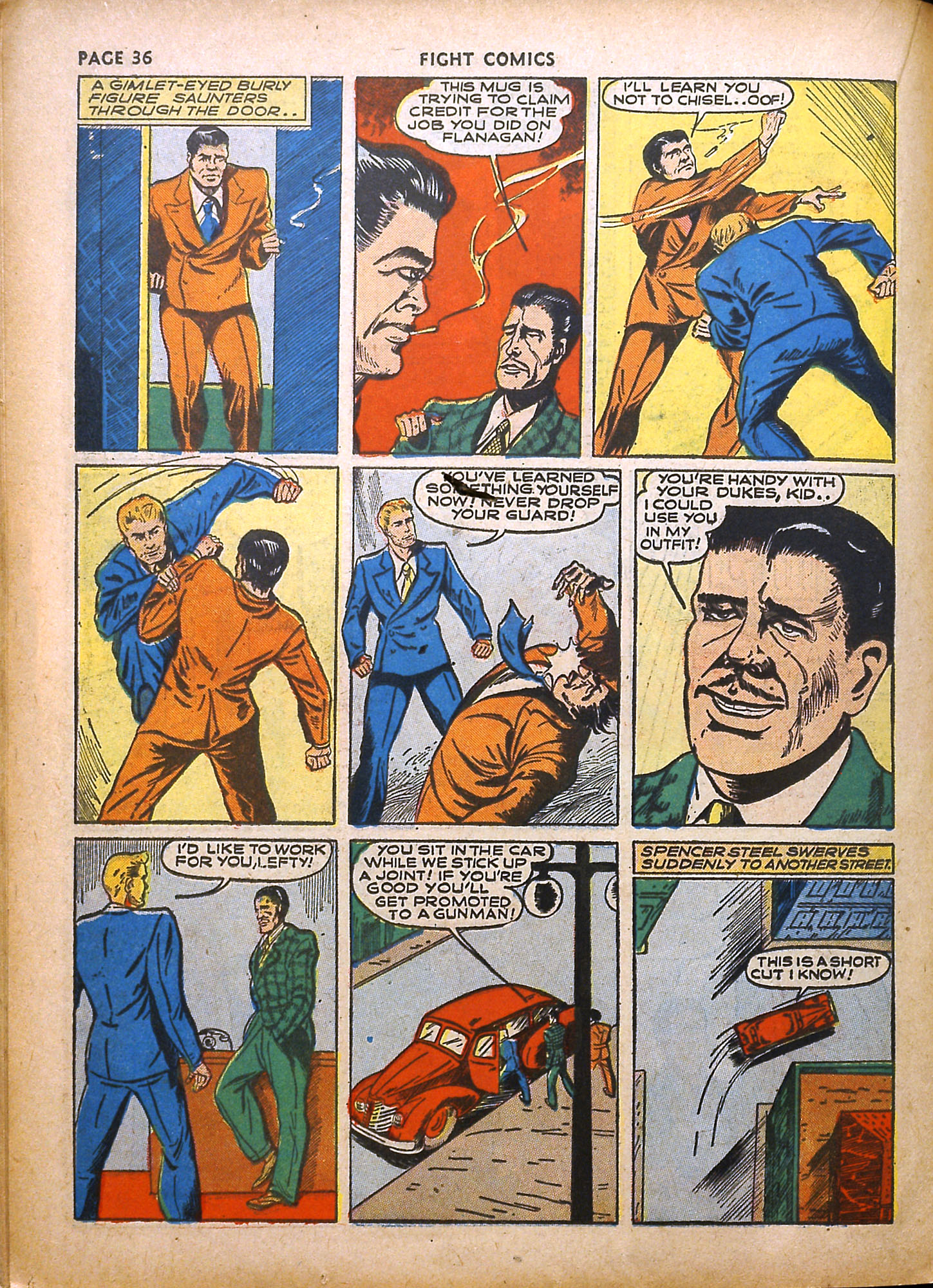 Read online Fight Comics comic -  Issue #14 - 38
