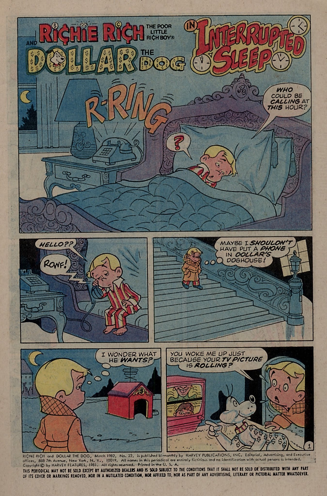 Read online Richie Rich & Dollar the Dog comic -  Issue #22 - 5
