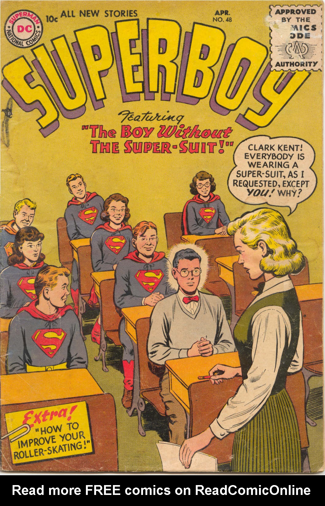 Read online Superboy (1949) comic -  Issue #48 - 1