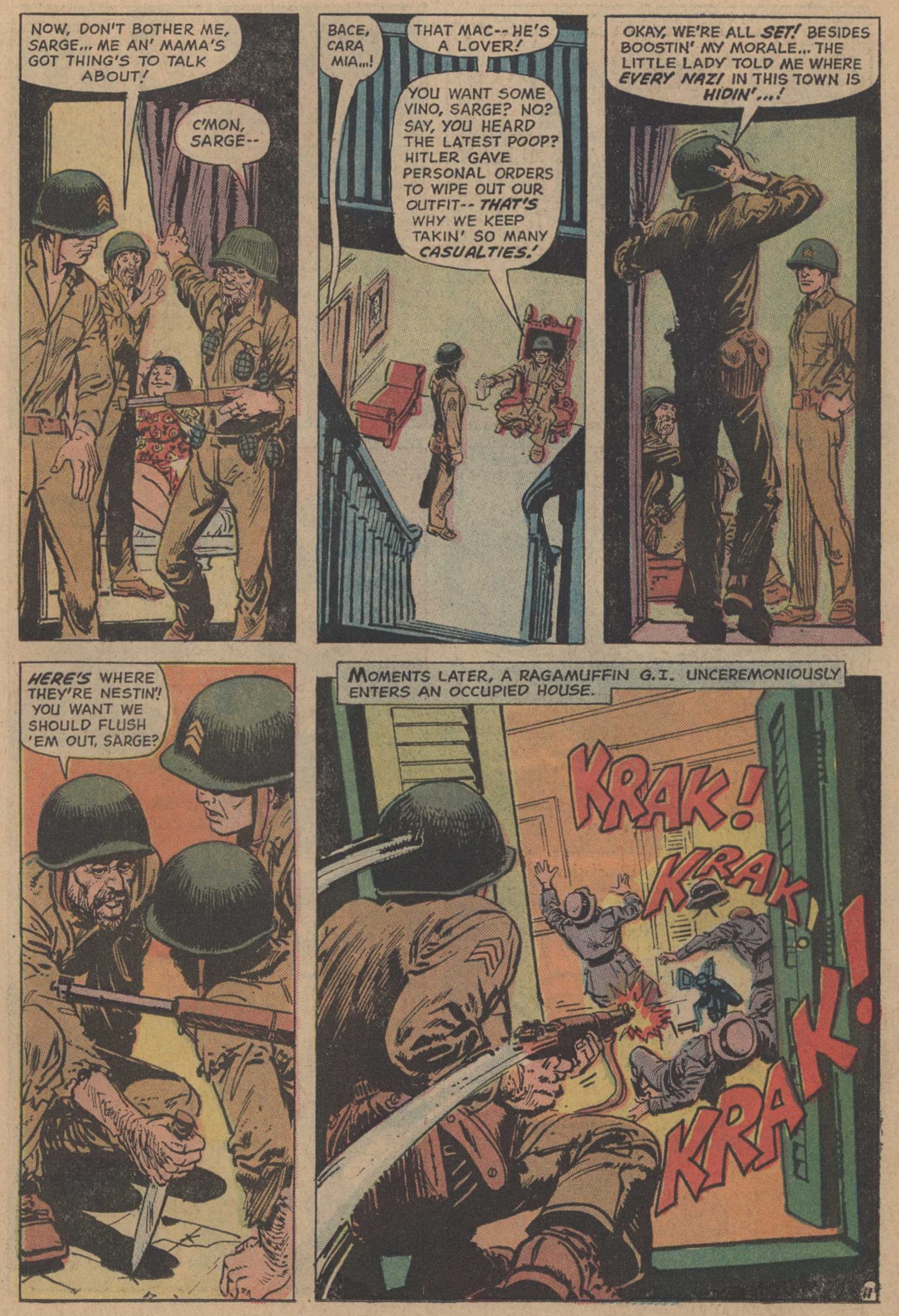 Read online Star Spangled War Stories (1952) comic -  Issue #166 - 14