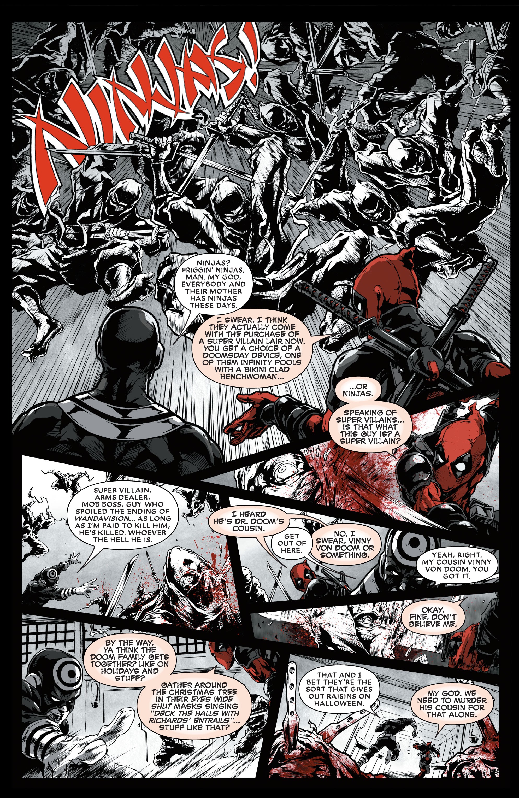 Read online Deadpool: Black, White & Blood comic -  Issue #3 - 15