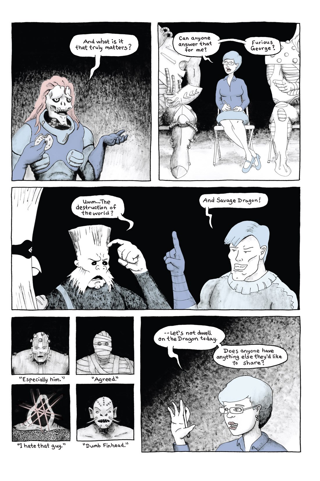 Read online Twisted Savage Dragon Funnies comic -  Issue # TPB - 72