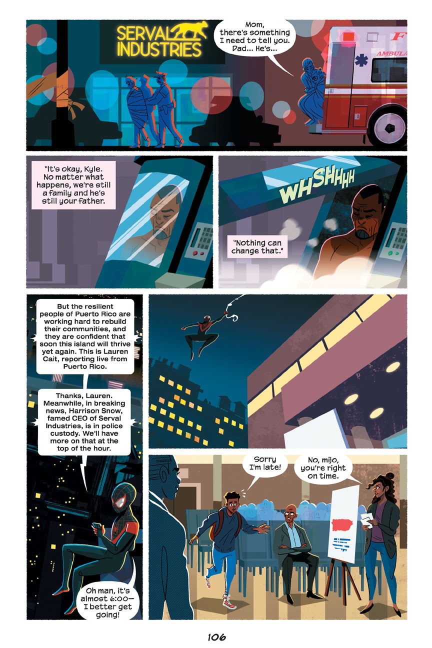 Read online Miles Morales: Shock Waves comic -  Issue # TPB - 110