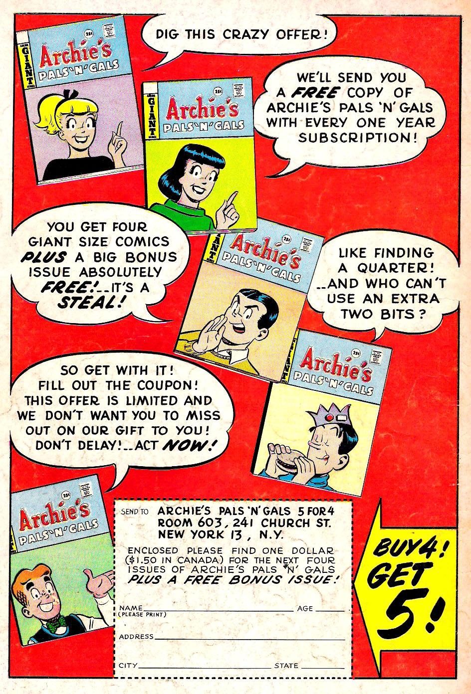 Read online Archie's Madhouse comic -  Issue #38 - 36