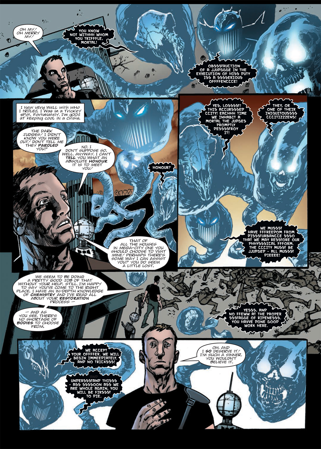 Read online Judge Dredd: Day of Chaos: Endgame comic -  Issue # TPB (Part 2) - 73