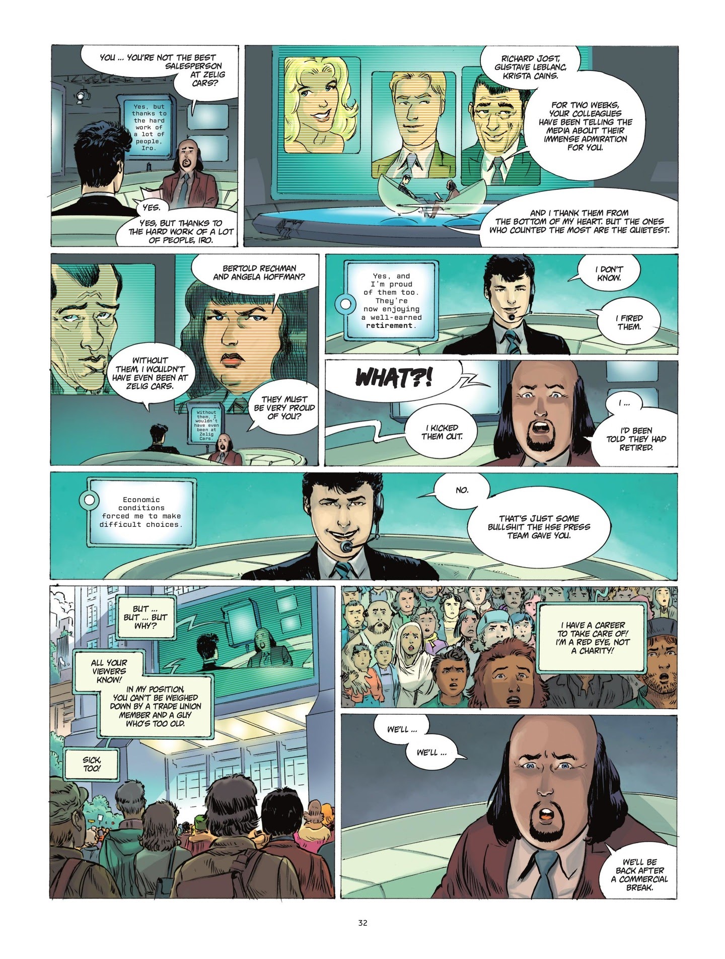Read online HSE - Human Stock Exchange comic -  Issue #3 - 34