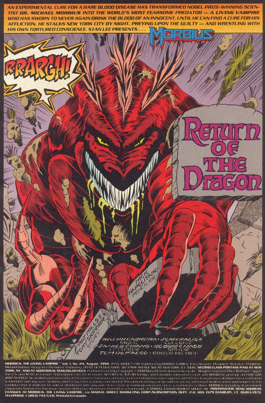 Read online Morbius: The Living Vampire (1992) comic -  Issue #24 - 2