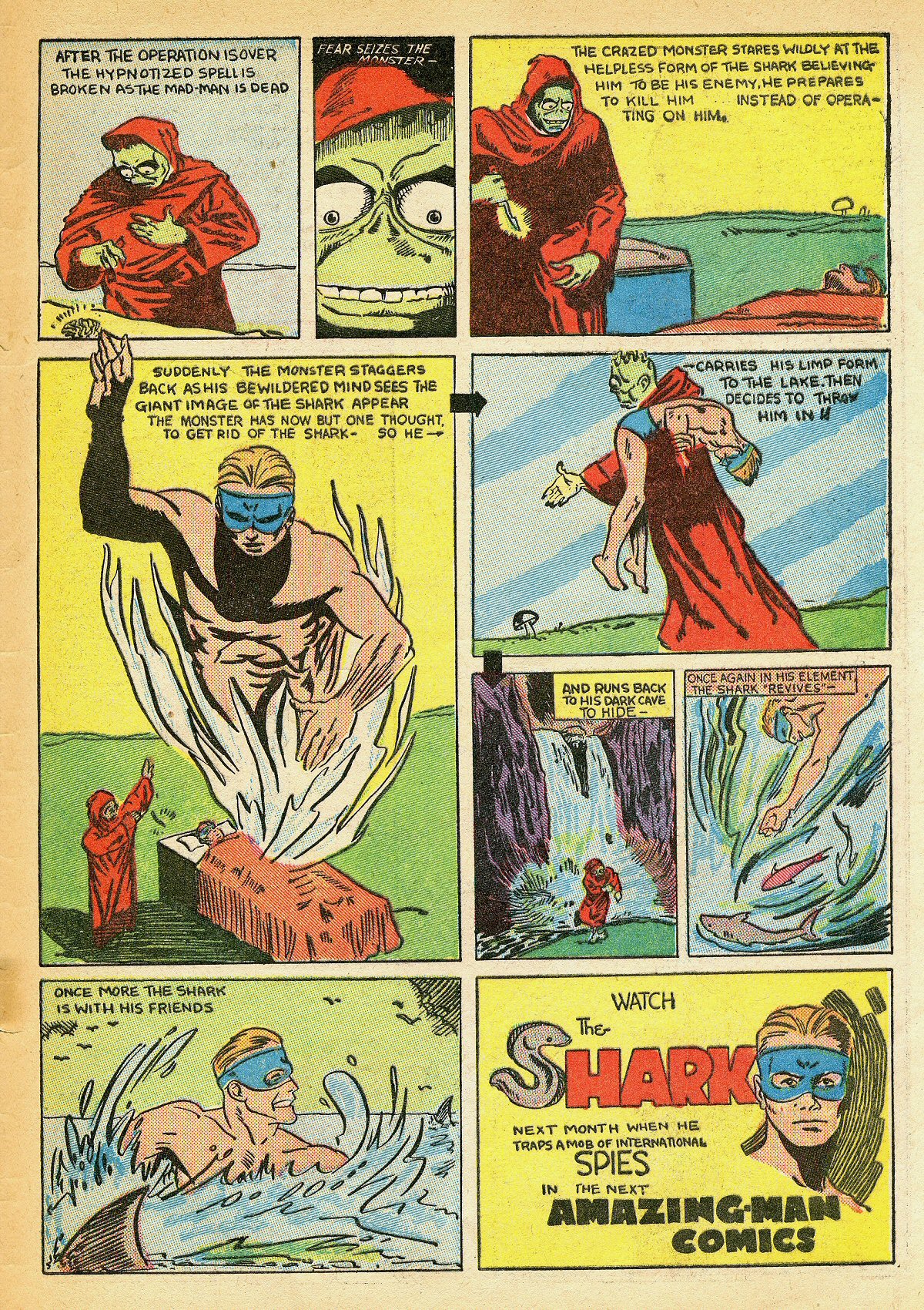 Read online Amazing Man Comics comic -  Issue #10 - 66