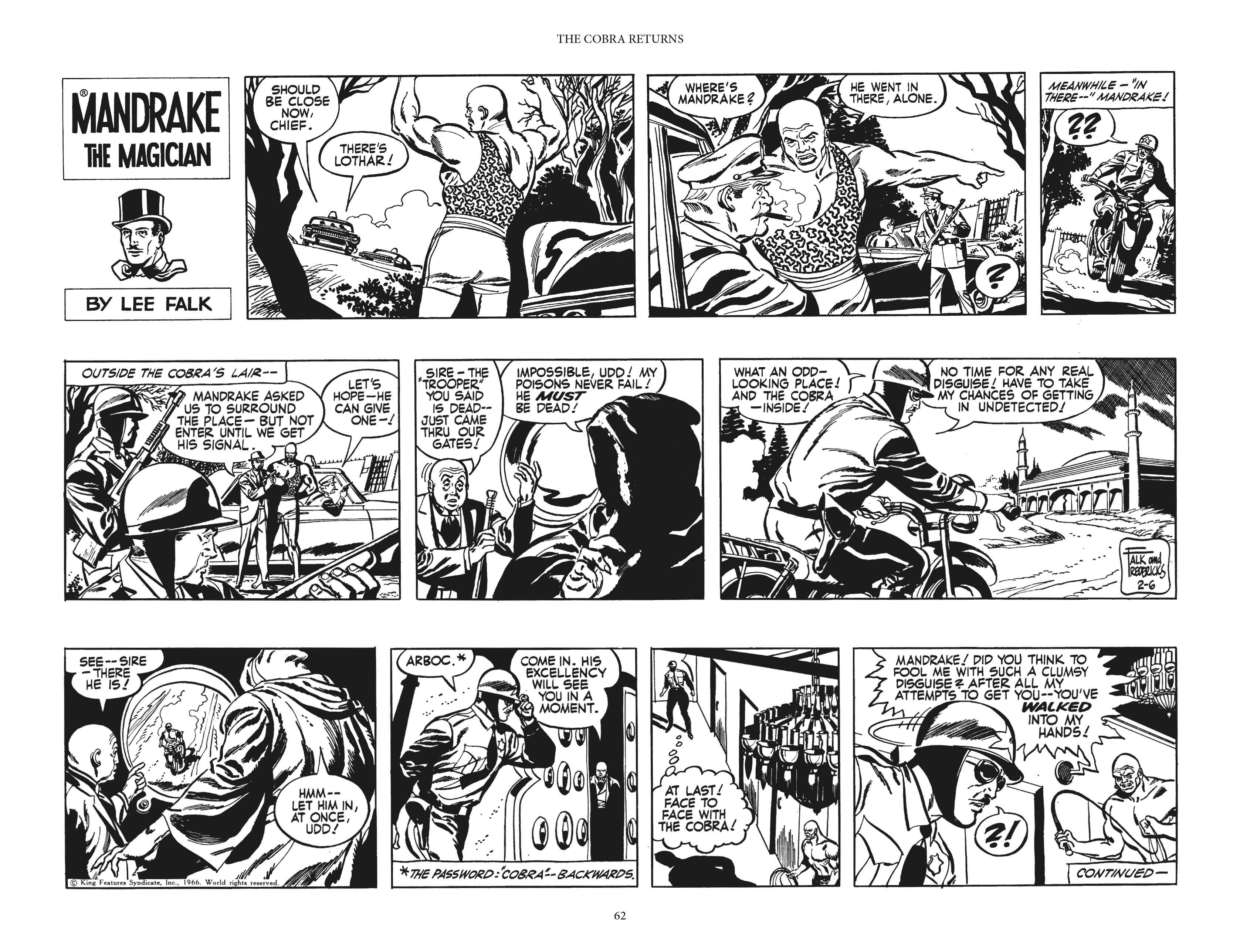 Read online Mandrake the Magician: The Fred Fredricks Sundays comic -  Issue # TPB (Part 1) - 63