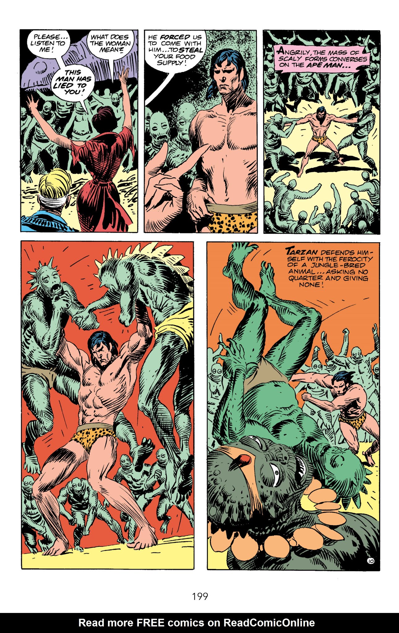 Read online Edgar Rice Burroughs' Tarzan The Joe Kubert Years comic -  Issue # TPB 3 (Part 2) - 89