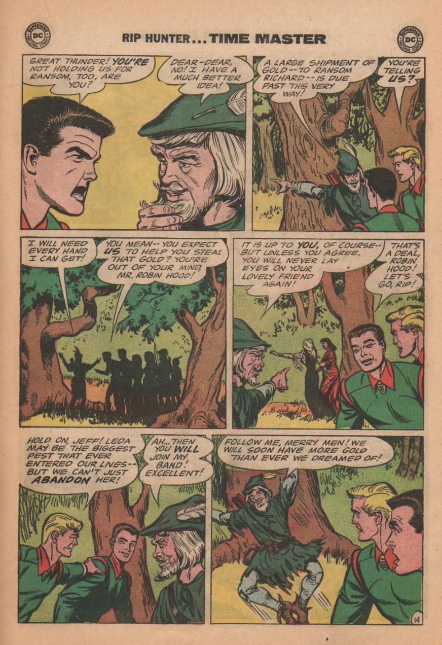 Read online Rip Hunter...Time Master comic -  Issue #22 - 19