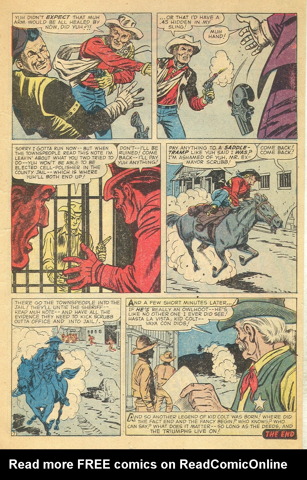 Read online Kid Colt Outlaw comic -  Issue #83 - 11