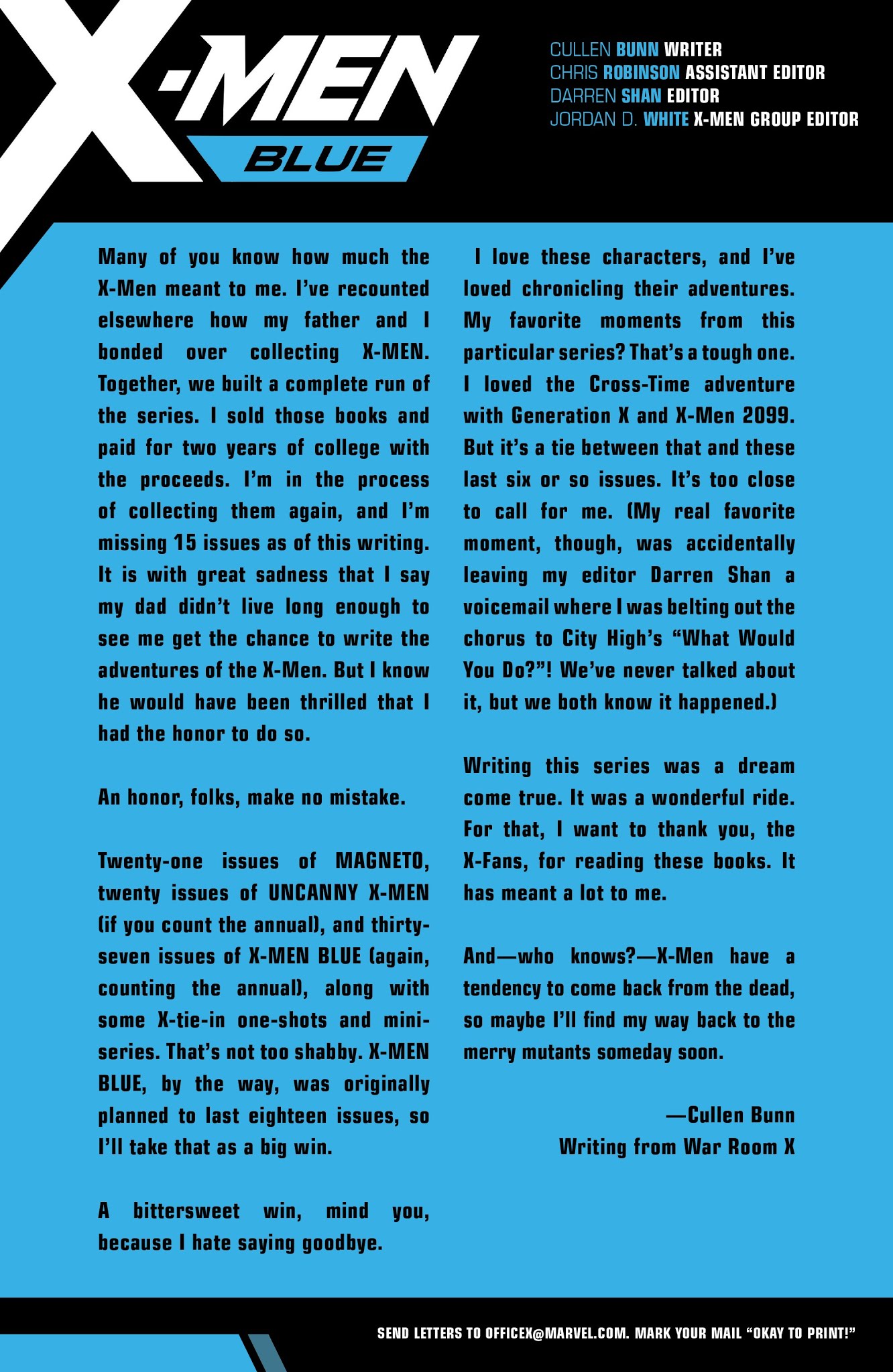 Read online X-Men: Blue comic -  Issue #36 - 20