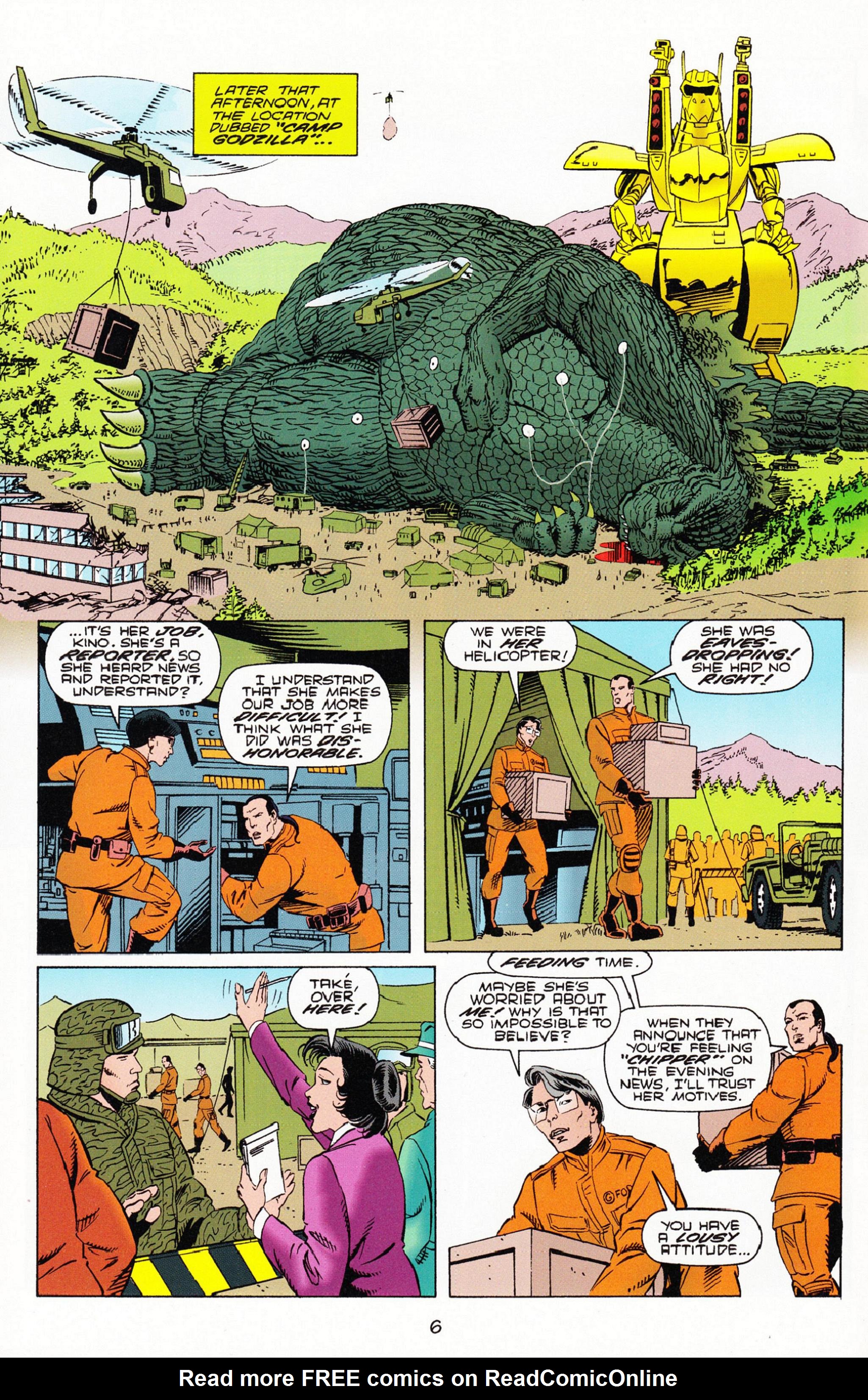 Read online Dark Horse Classics: Godzilla - King of the Monsters comic -  Issue #5 - 7