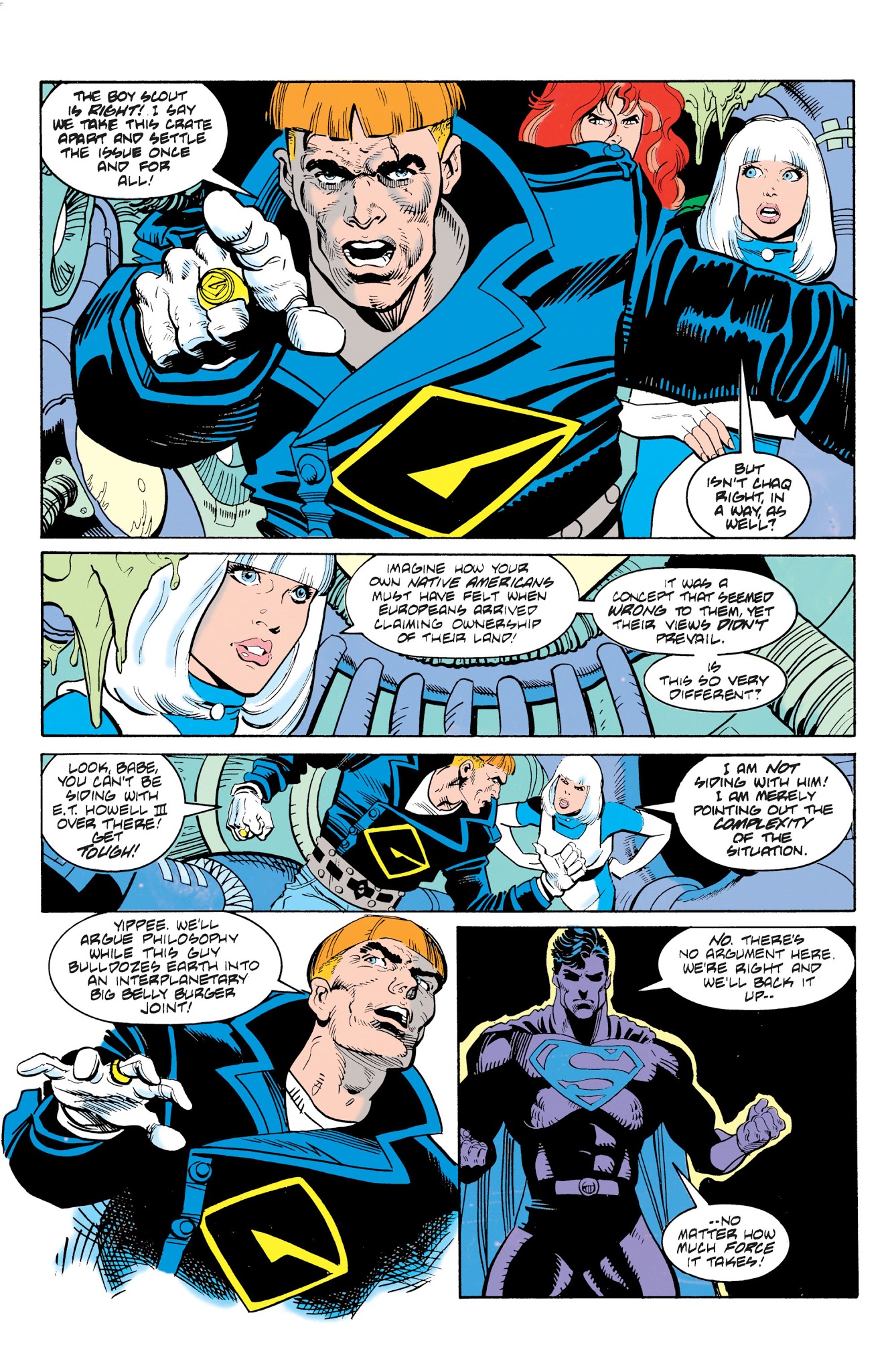 Read online Superman & The Justice League America comic -  Issue #1 - 227