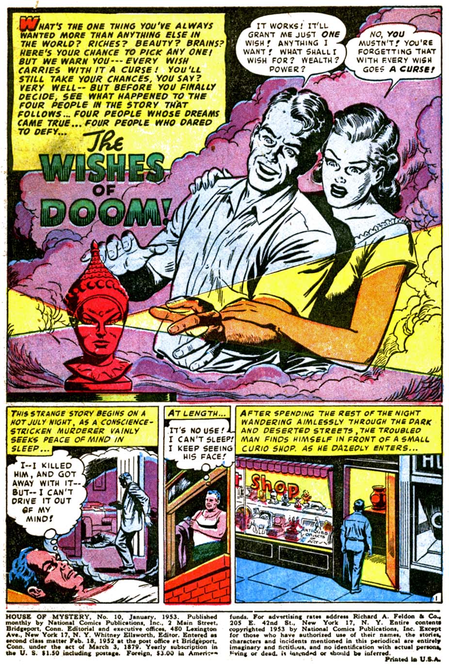 Read online House of Mystery (1951) comic -  Issue #10 - 3