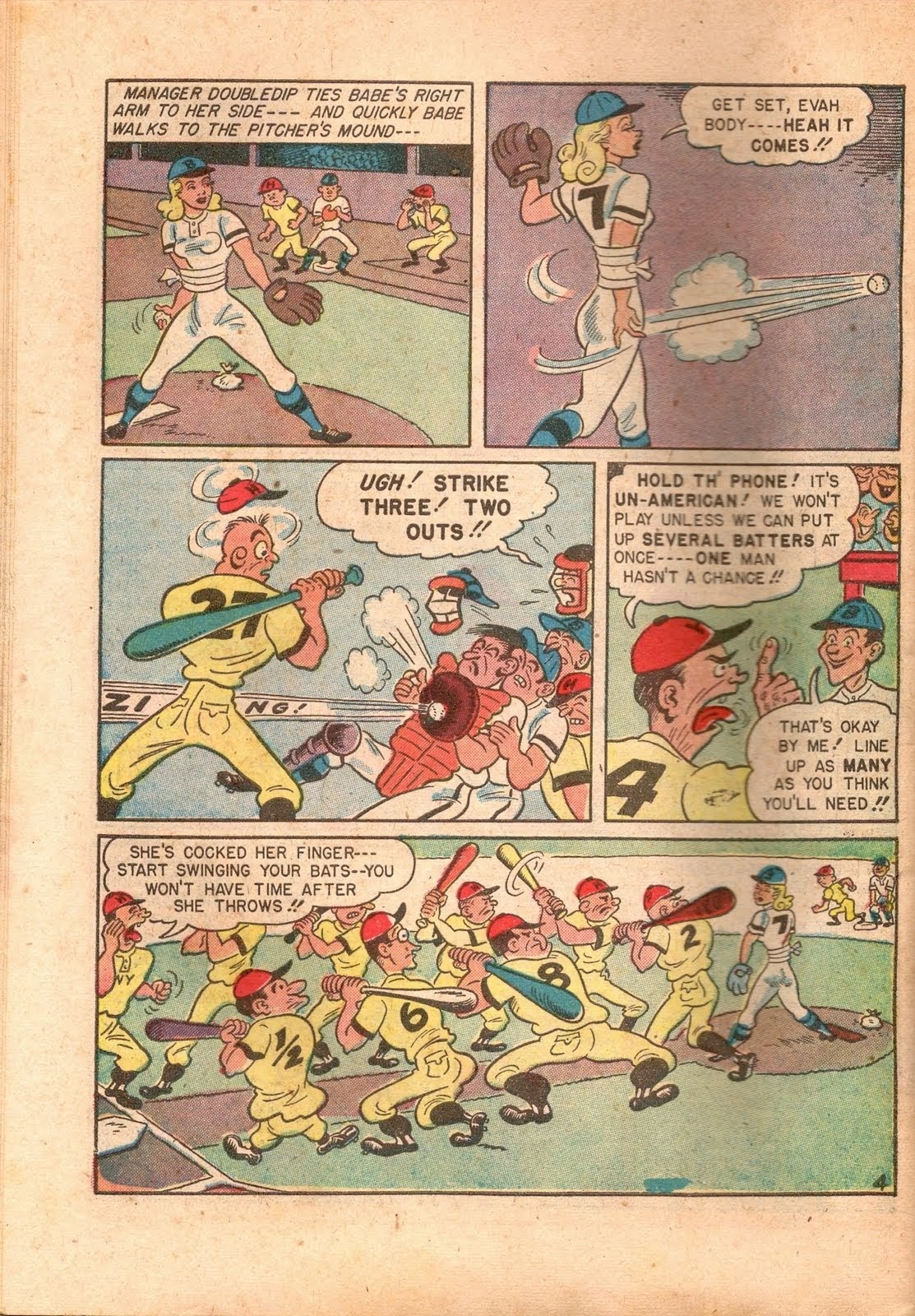 Read online Babe (1948) comic -  Issue #3 - 36