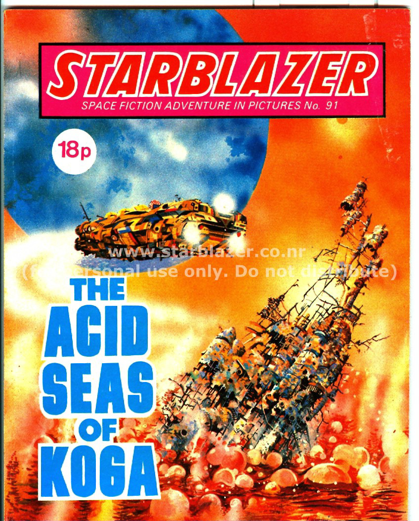 Read online Starblazer comic -  Issue #91 - 1