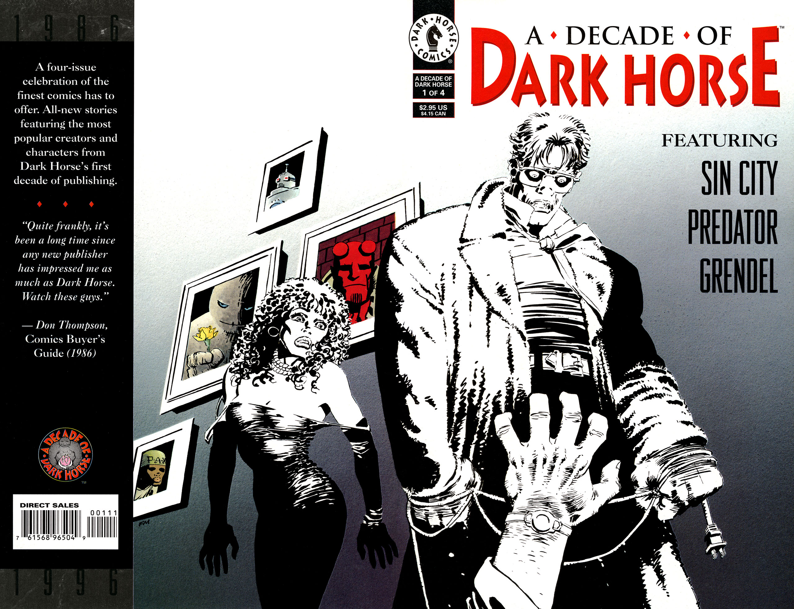 Read online A Decade of Dark Horse comic -  Issue #1 - 1