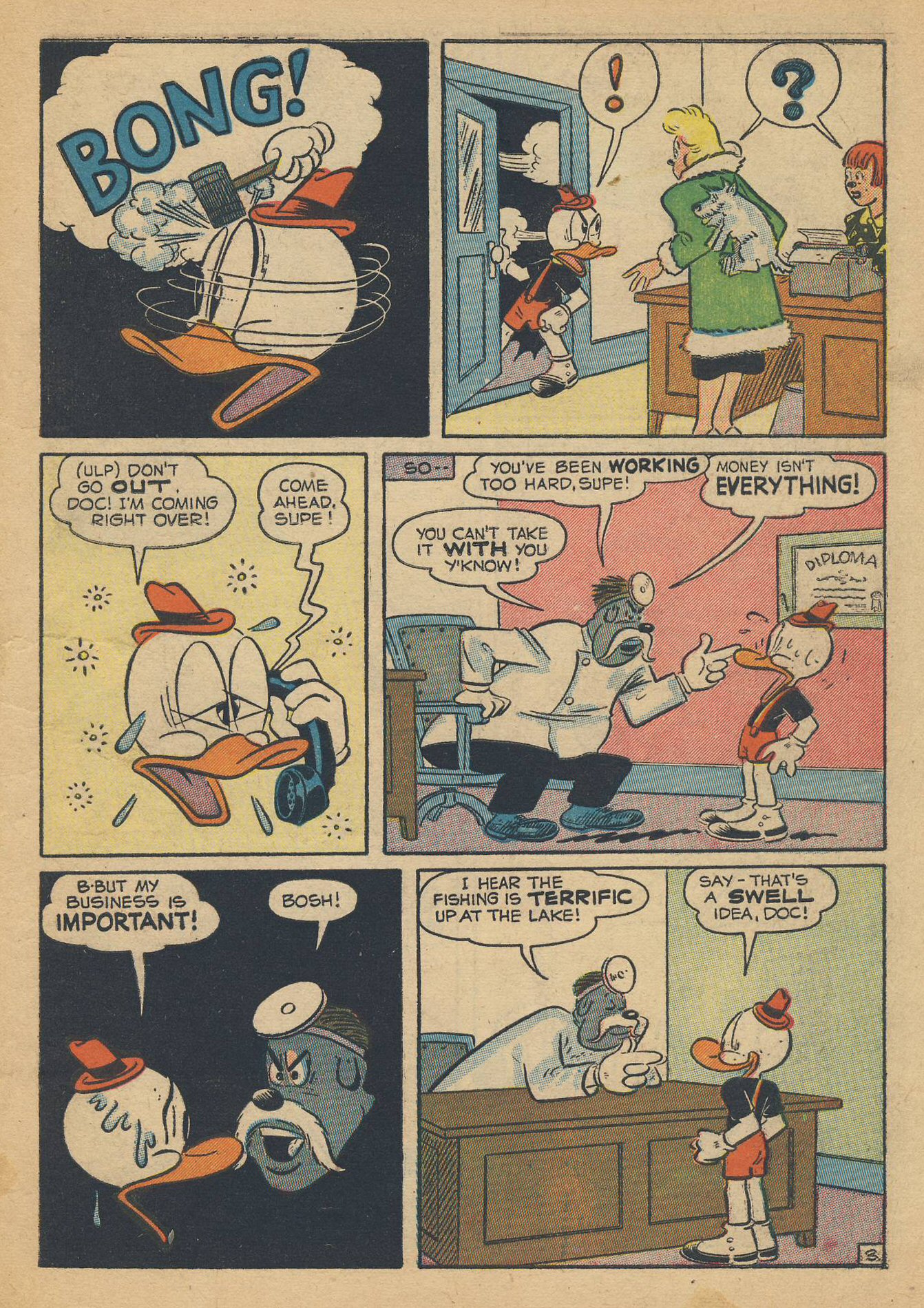 Read online Super Duck Comics comic -  Issue #28 - 5