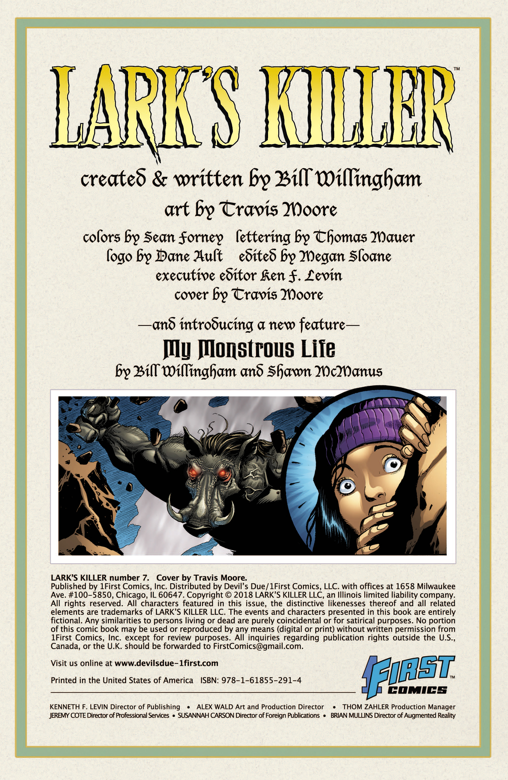 Read online Lark's Killer comic -  Issue #7 - 2