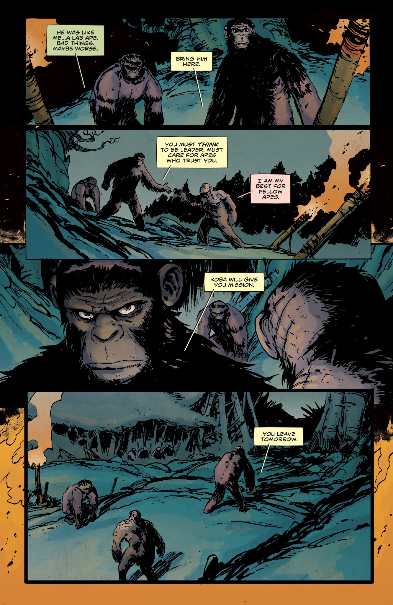Read online Dawn of the Planet of the Apes comic -  Issue # TPB - 22