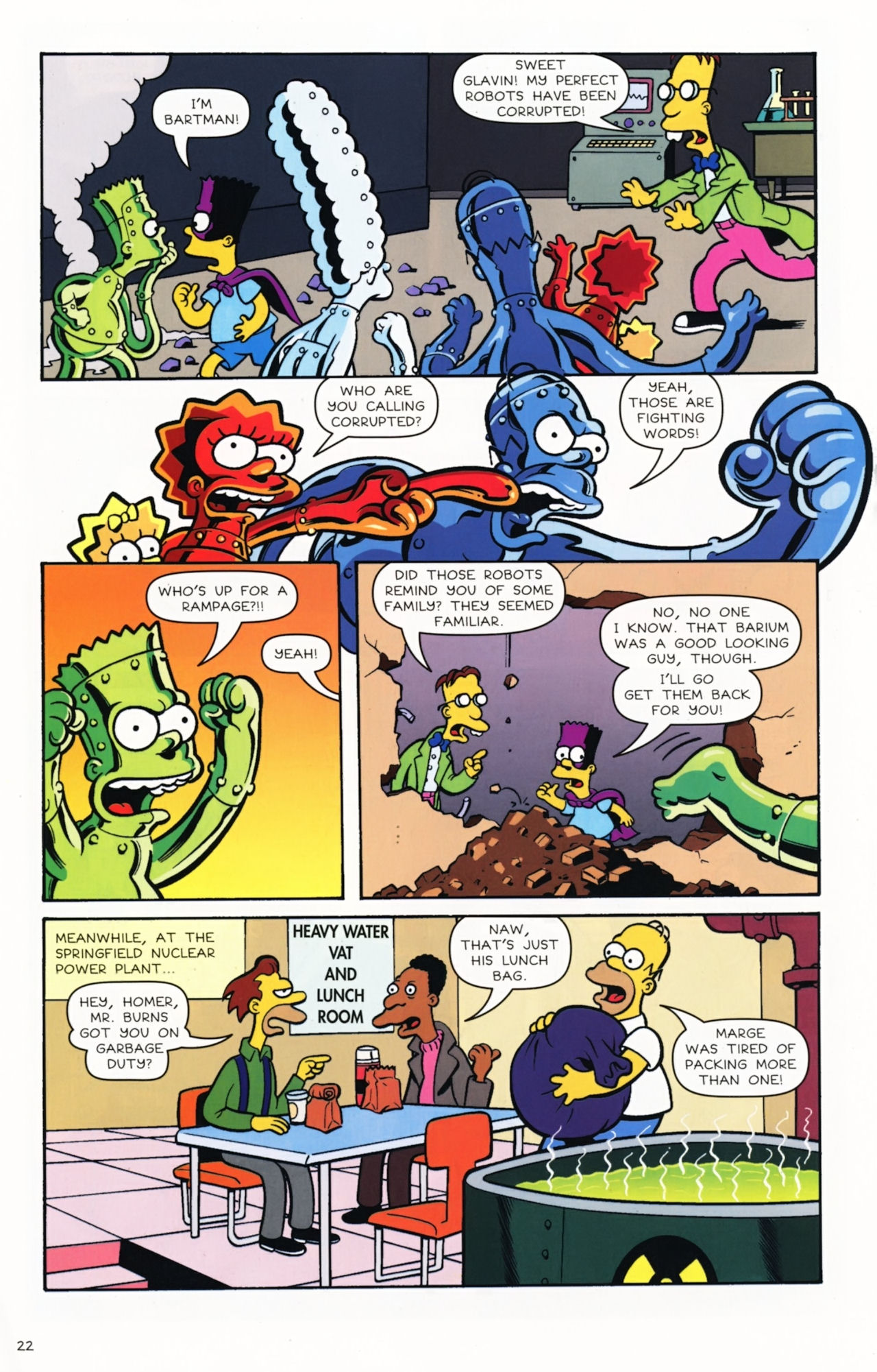 Read online Bongo Comics Presents Simpsons Super Spectacular comic -  Issue #12 - 24