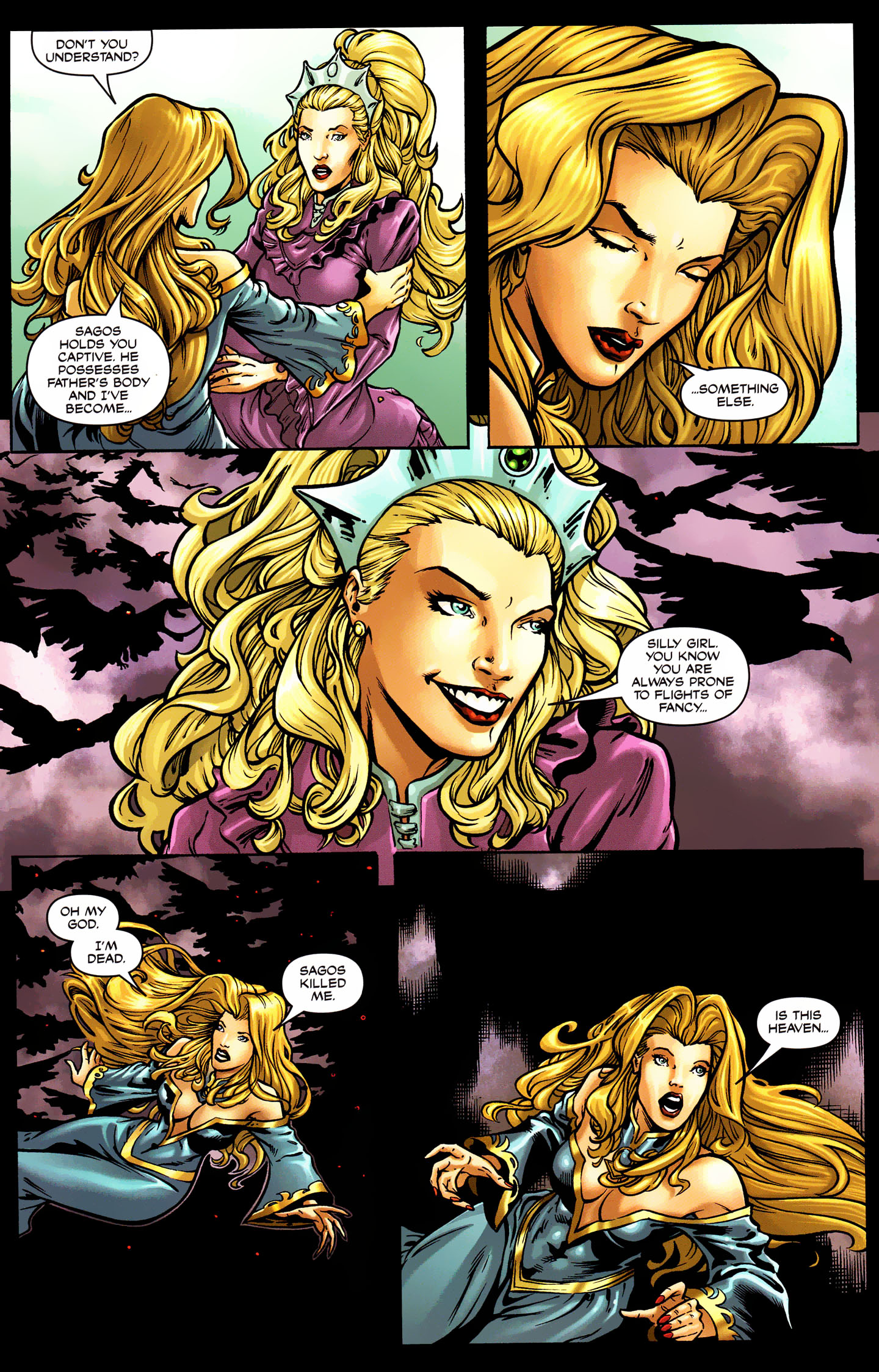 Read online Lady Death: Origins - Cursed comic -  Issue #1 - 15