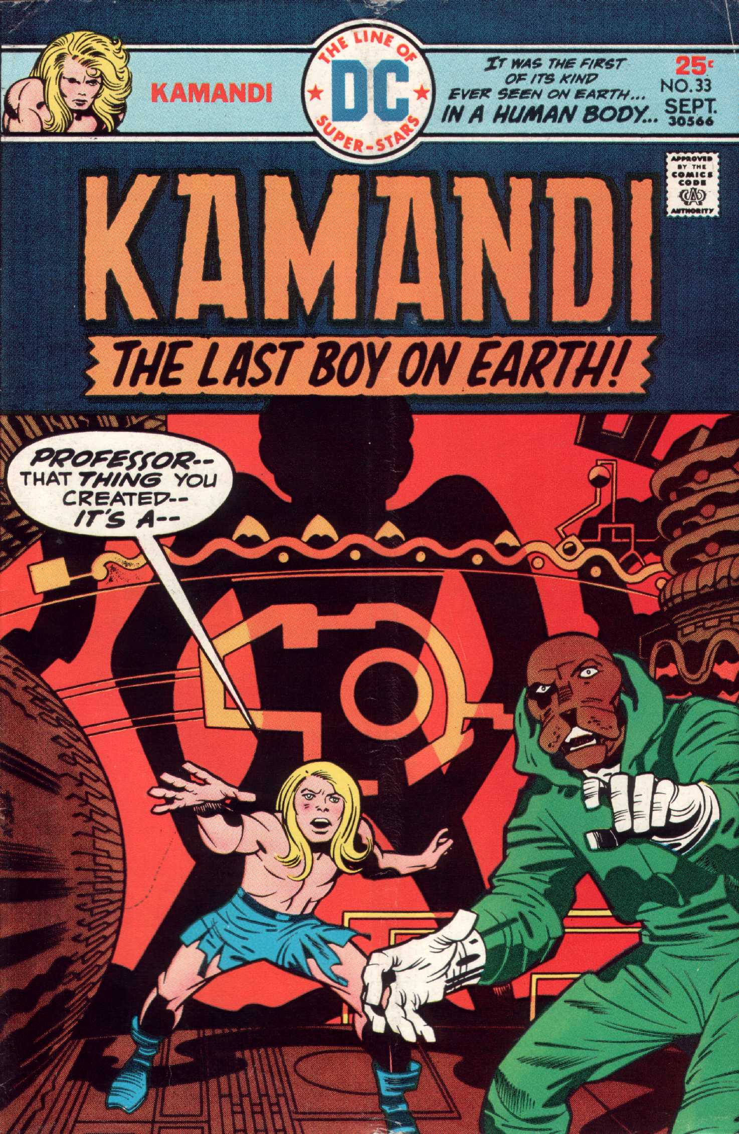 Read online Kamandi, The Last Boy On Earth comic -  Issue #33 - 1