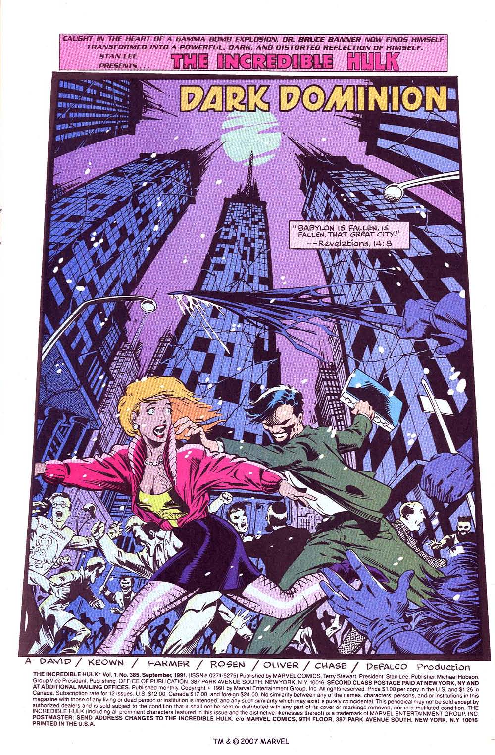 Read online The Incredible Hulk (1968) comic -  Issue #385 - 3