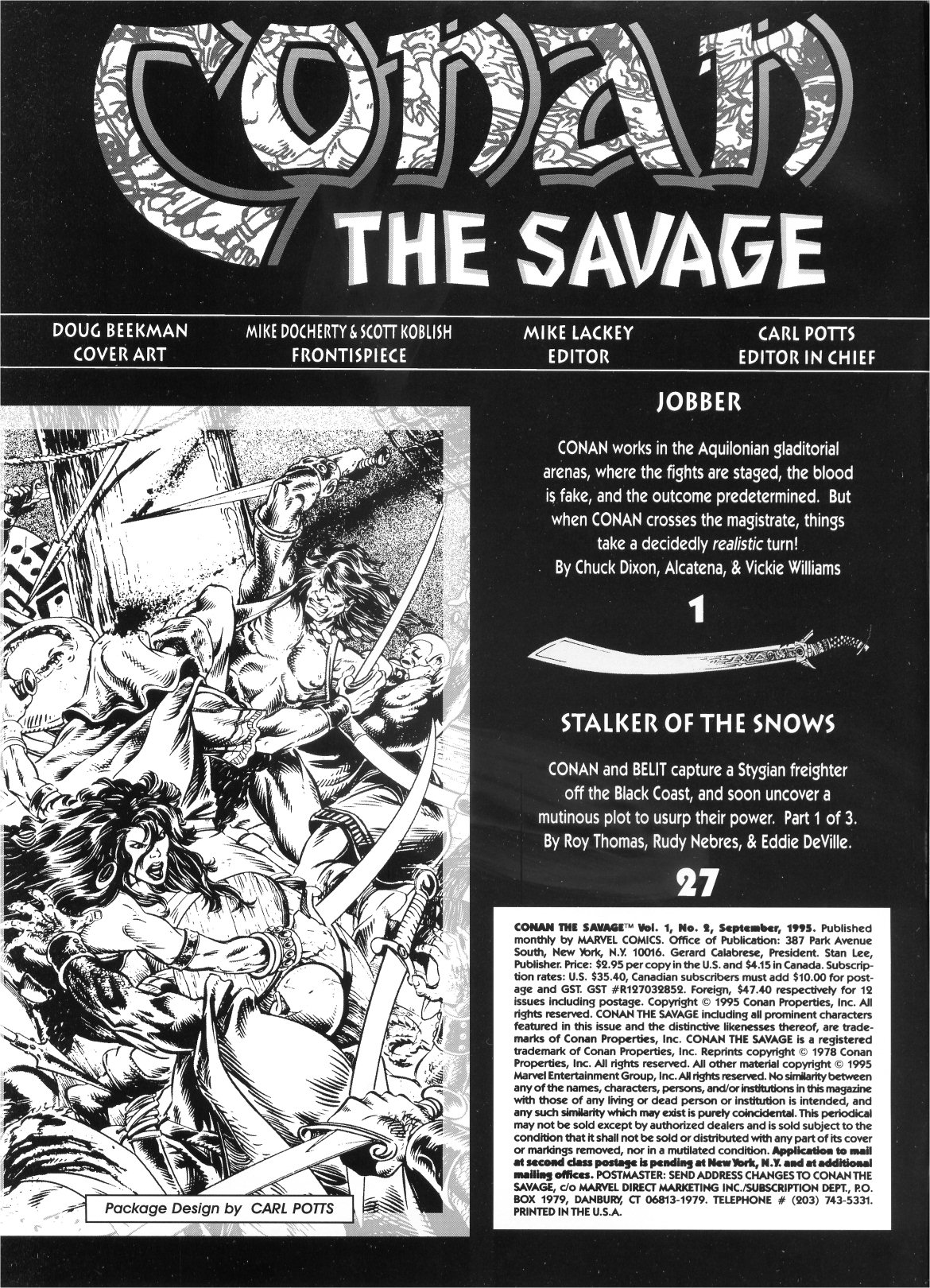 Read online Conan the Savage comic -  Issue #2 - 2