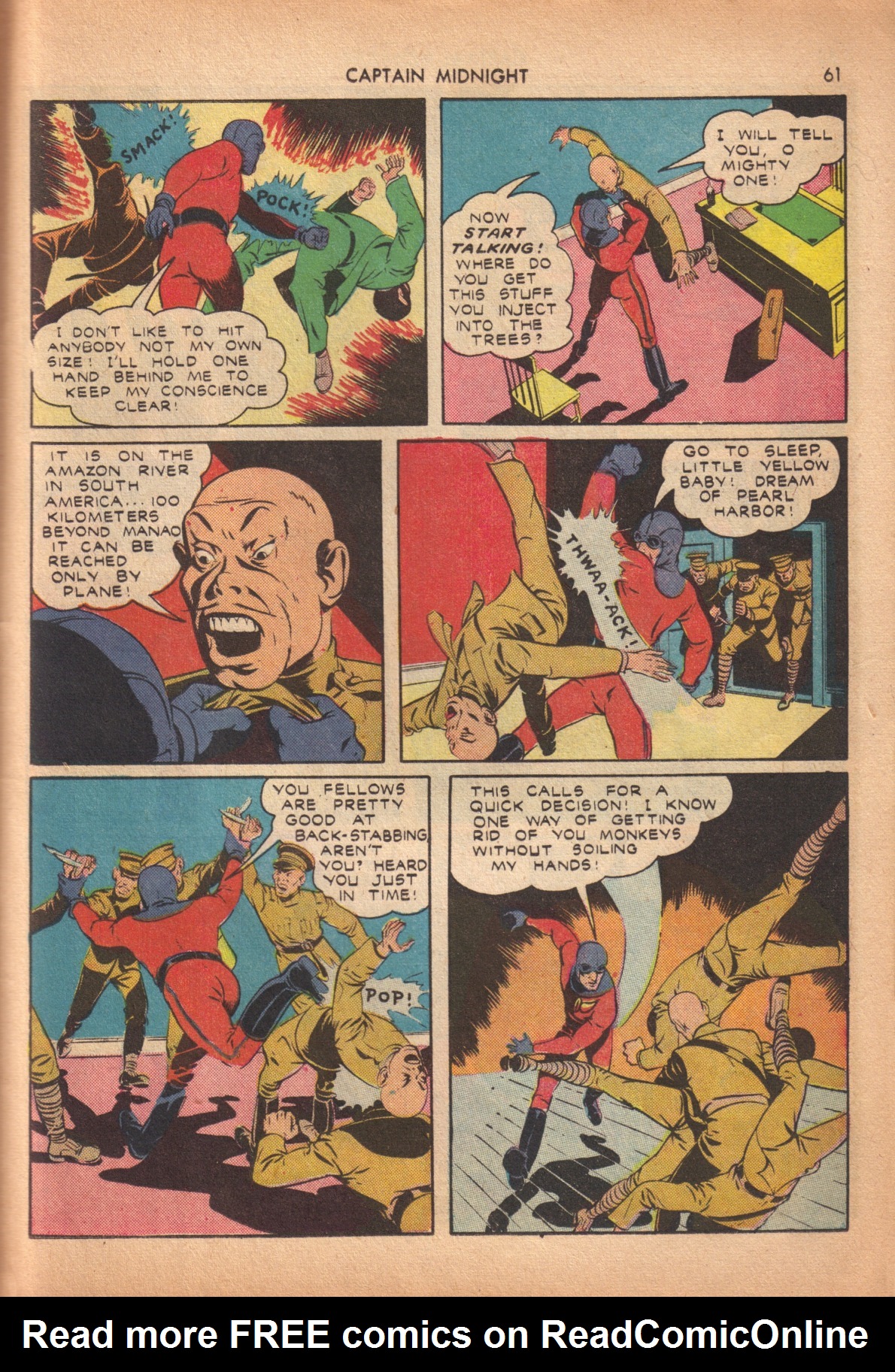 Read online Captain Midnight (1942) comic -  Issue #10 - 57